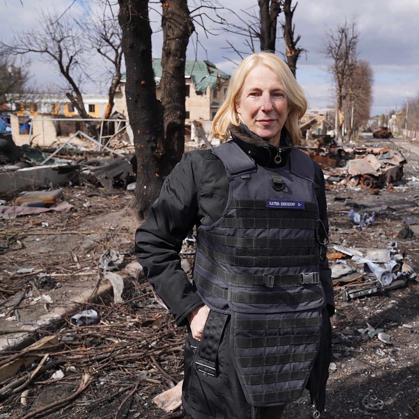 Mit der Kriegsreporterin Katrin Eigendorf