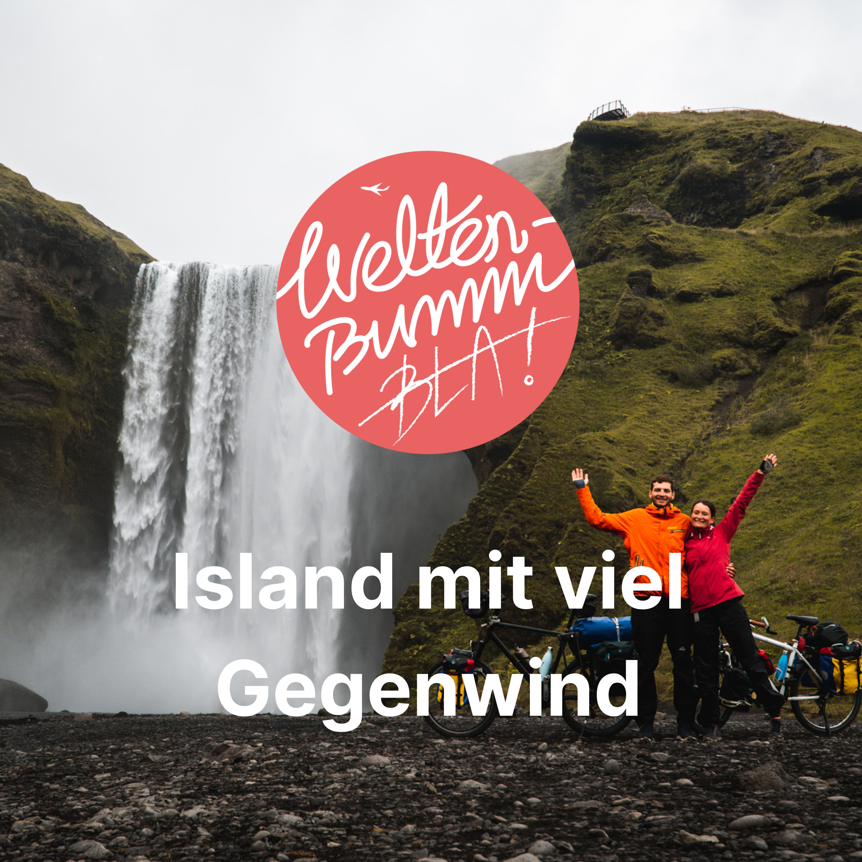 Mit Gegenwind um Island radeln