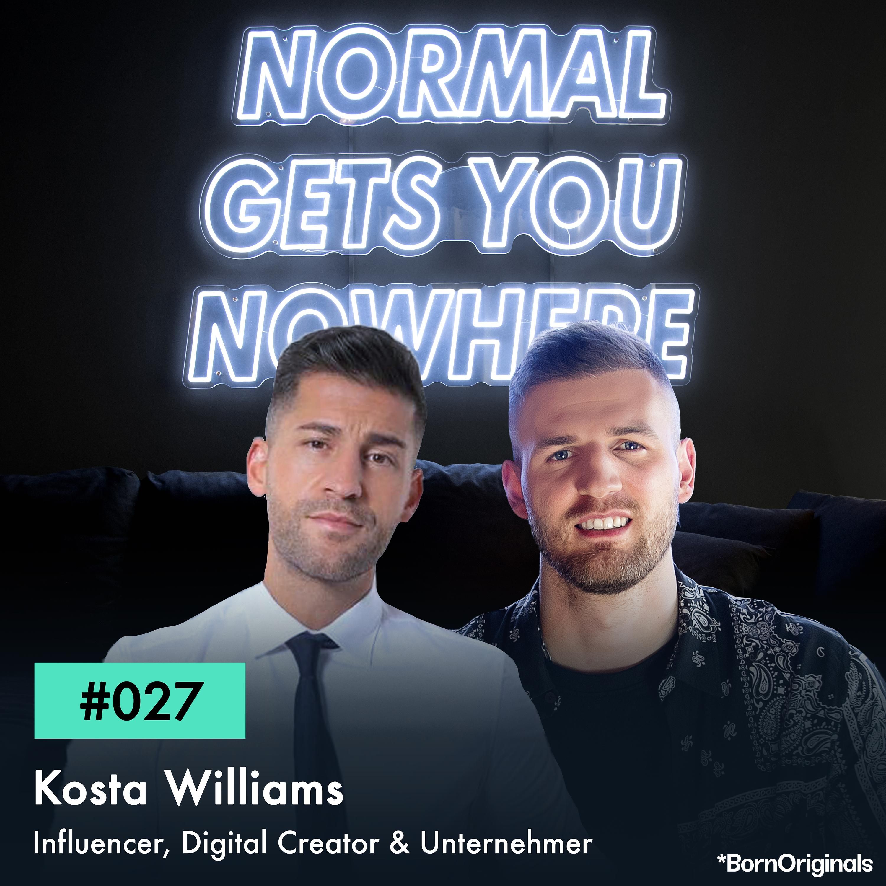 Mit seinen Tipps zum perfekten Herren-Look: Folge #027 mit Kosta Williams - Influencer, Digital Creator & Unternehmer