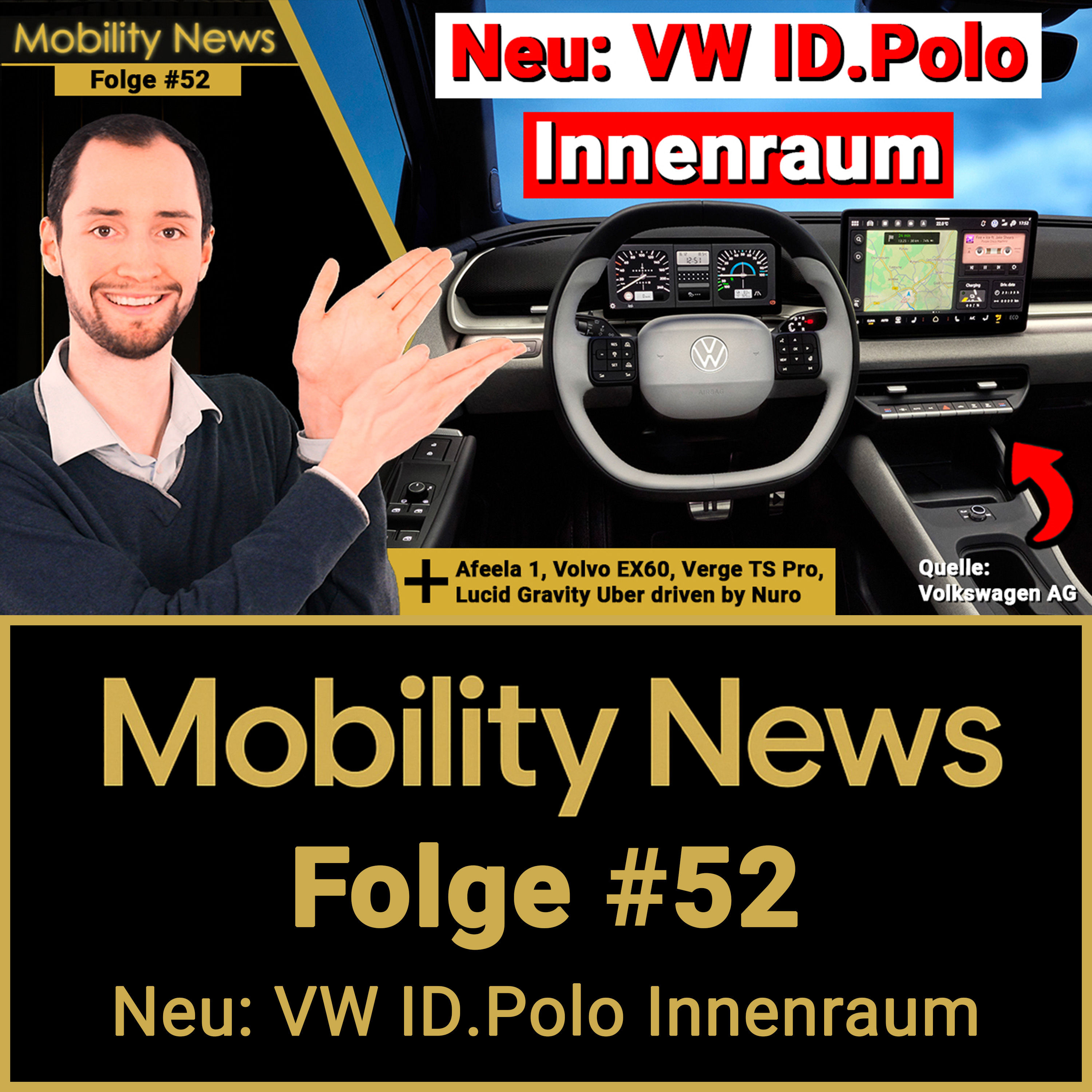 Mobility News: VW ID.Polo Innenraum: ENDLICH wieder echte Knöpfe - So groß ist der Kurswechsel!