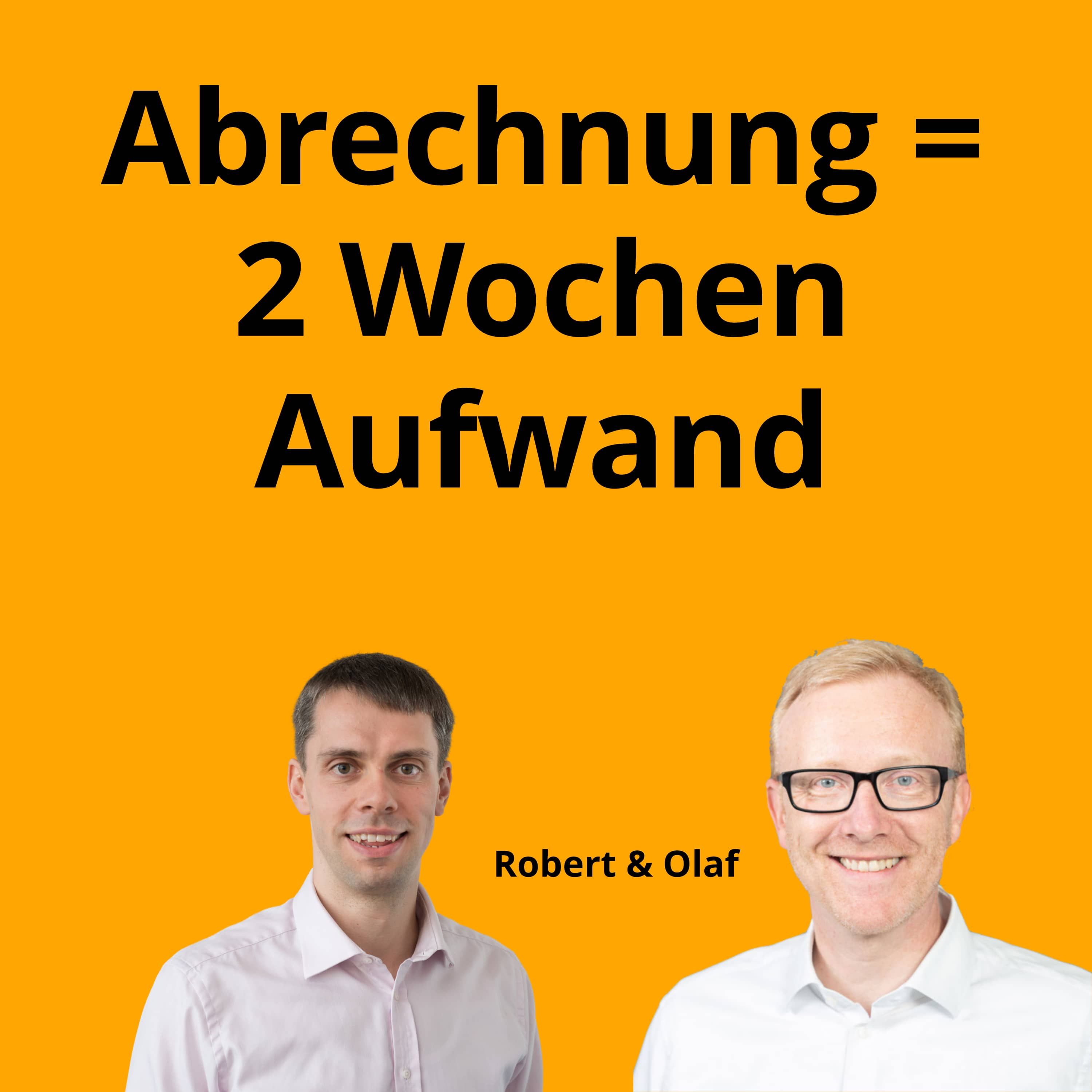 Monatswechsel = Zeit der Abrechnung