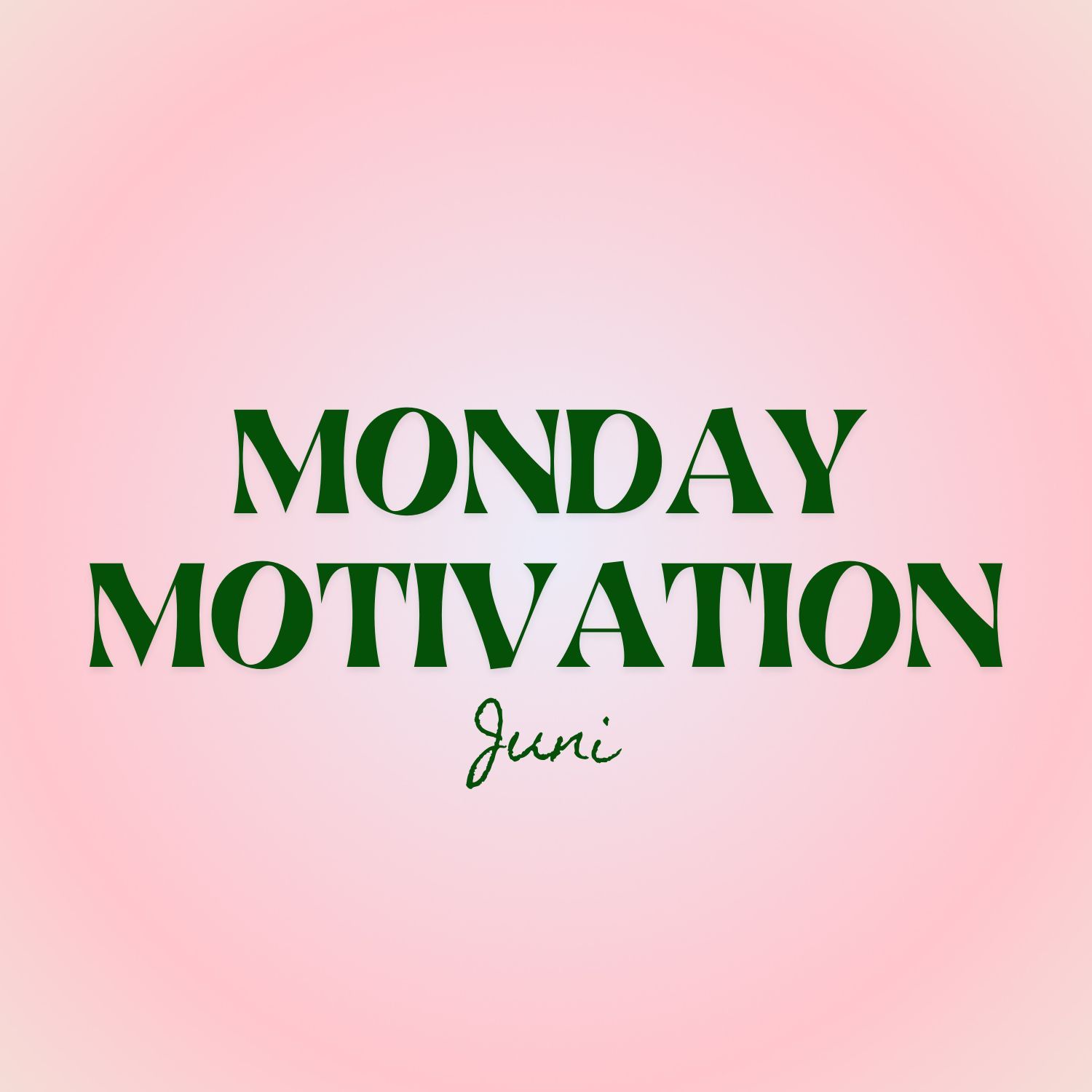Monday Motivation - oder besser gesagt: Musik-Motivation