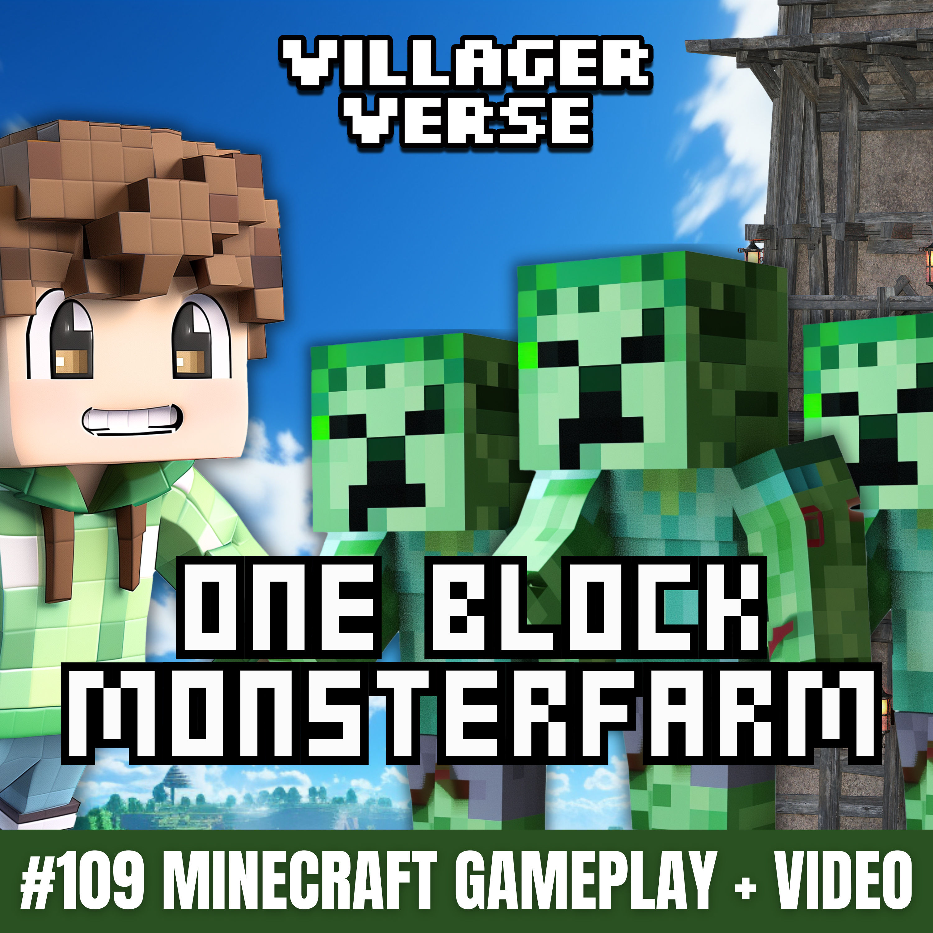 Monsterfarm in One Block bauen 🗼 #109