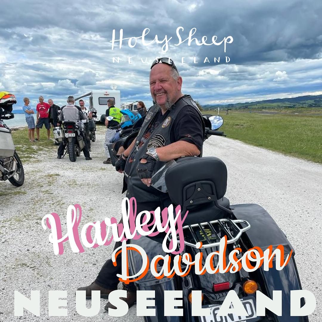 MOTORRAD: Auf einer Harley Davidson durch Neuseeland - mit Peter.