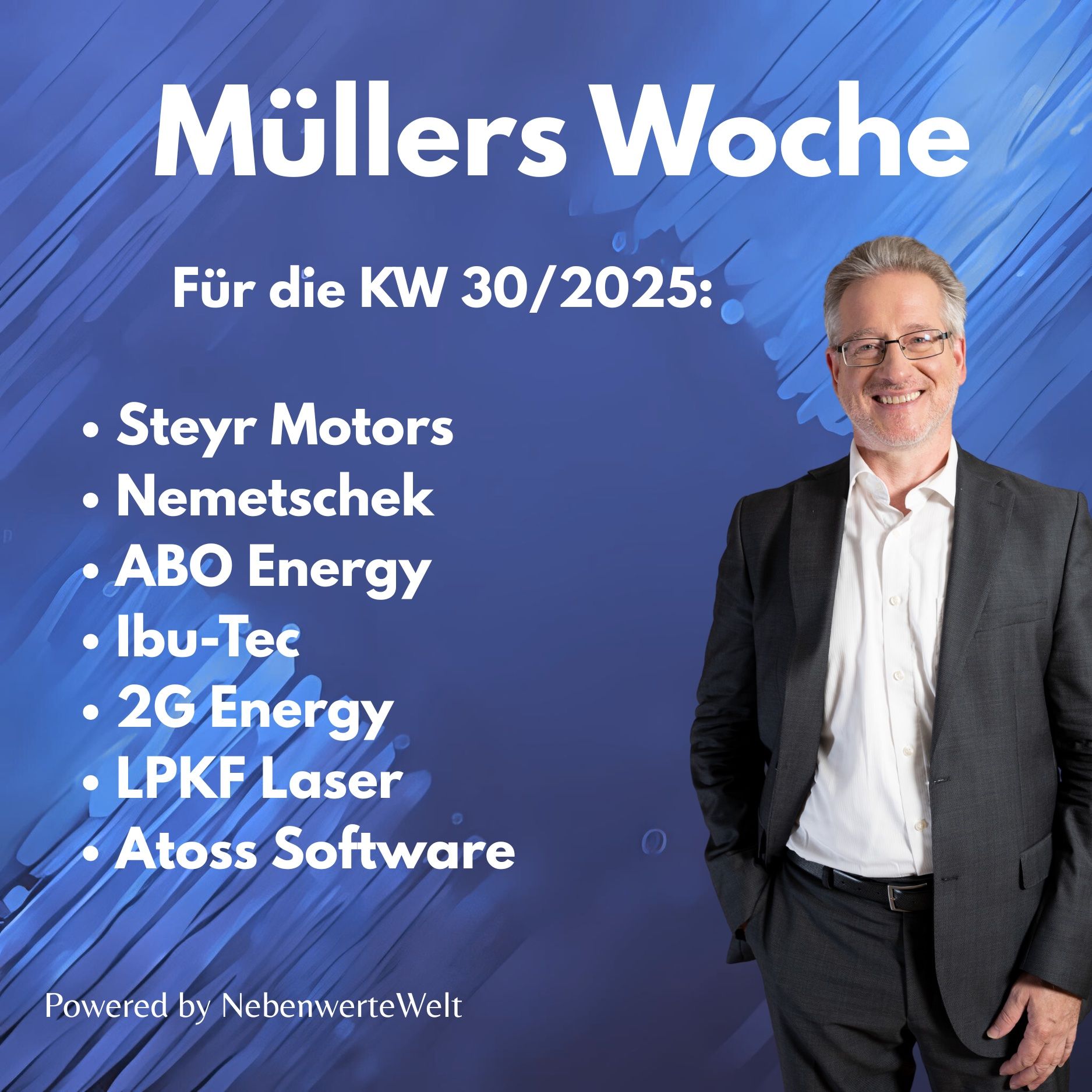 Müllers Woche - Köpfe. Kurse. Kontraste. - KW 30/25