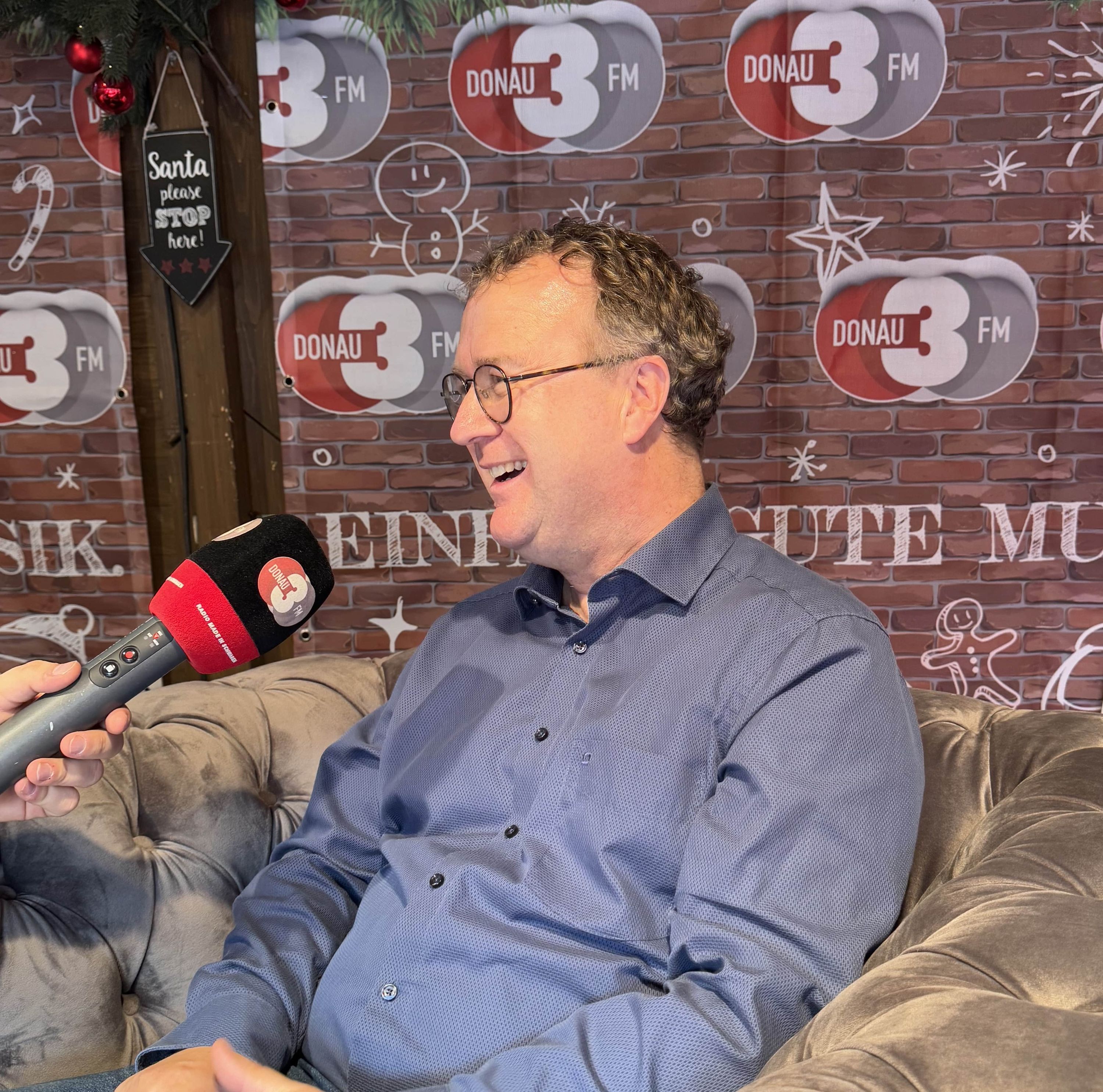Münsterdekan Torsten Krannich zu Gast im DONAU 3 FM Weihnachtsmarktradio