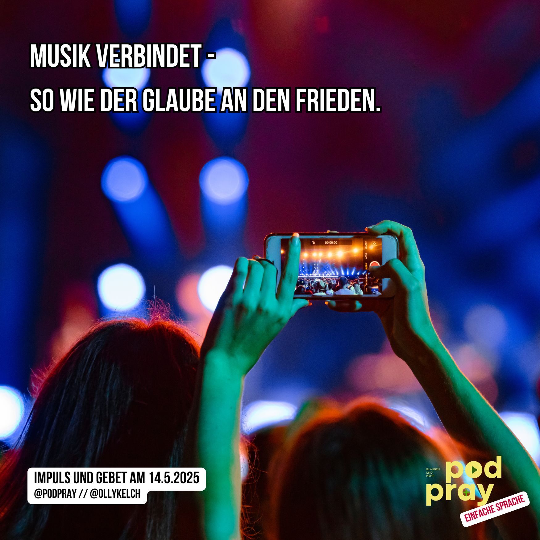 Musik verbindet – so wie der Glaube an den Frieden (14.5.2025)