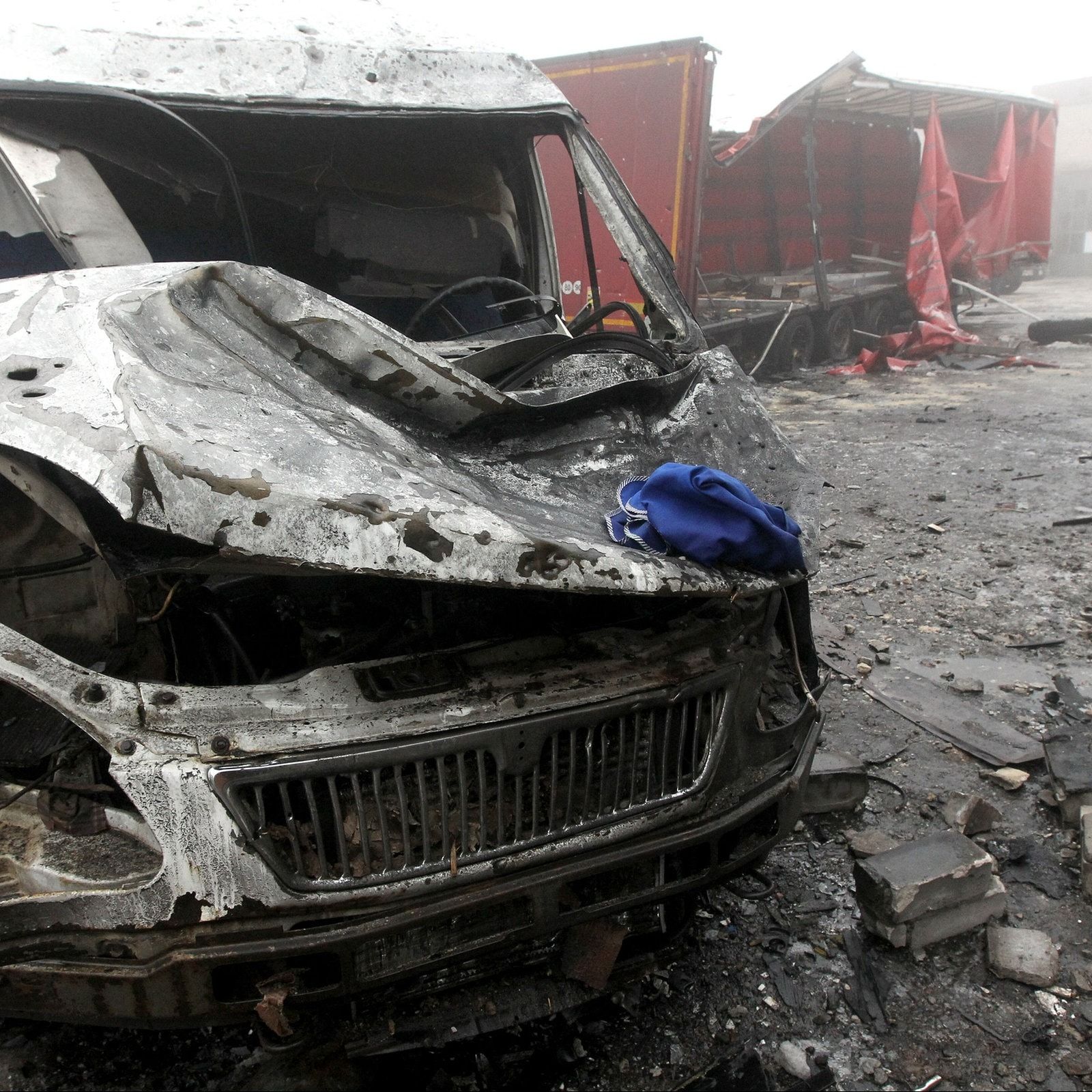 Nach den russischen Luftangriffen auf die Südostukraine