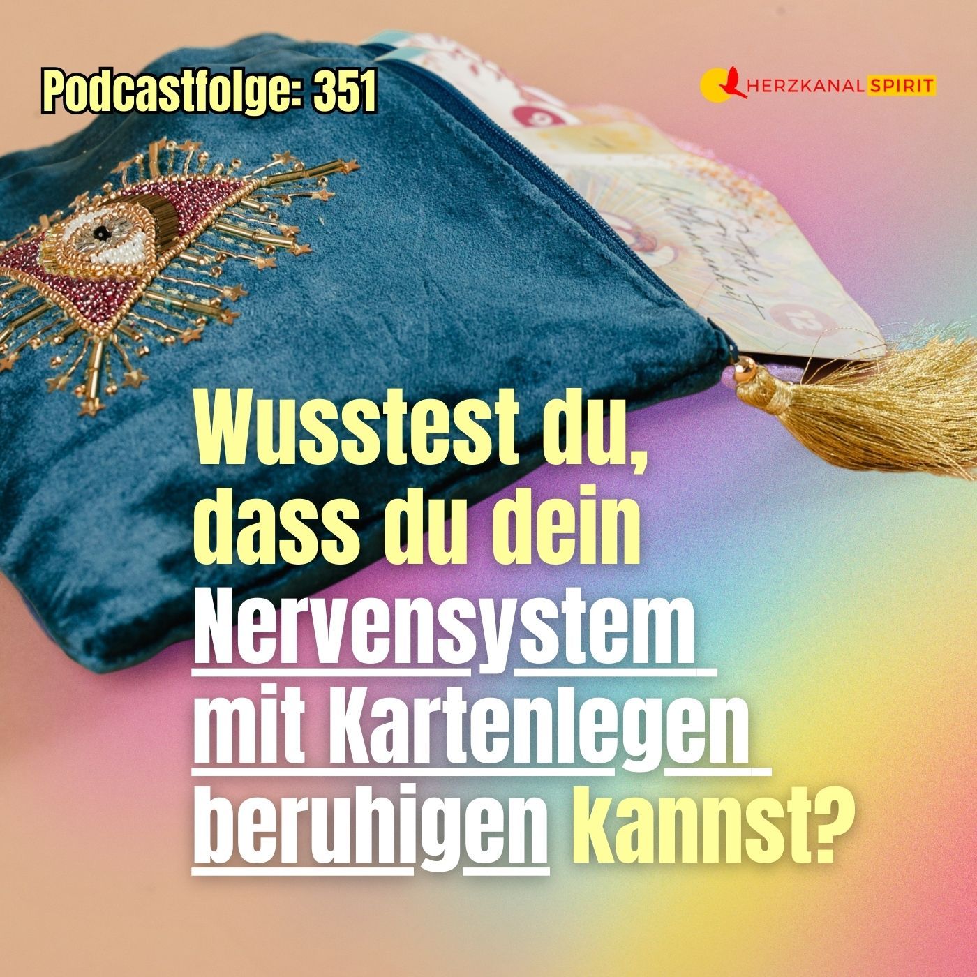 Nervensystem beruhigen mit Kartenlegen?