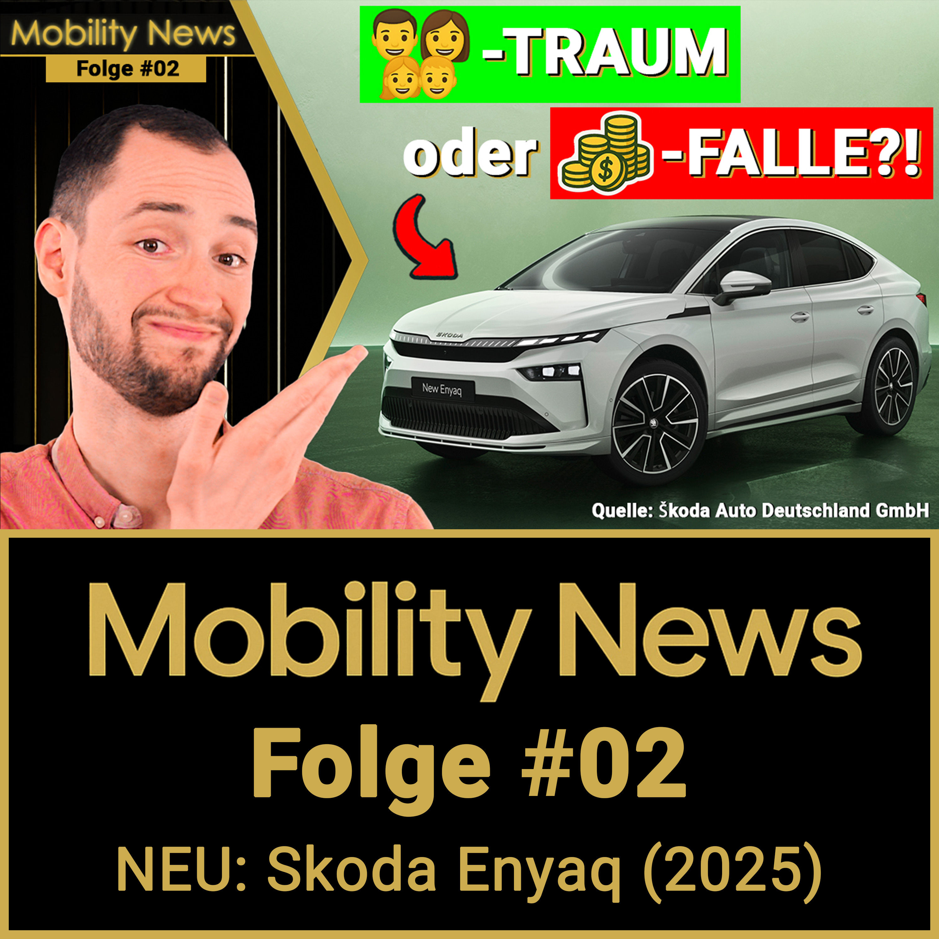 NEU: Škoda Enyaq (2025) Facelift - Jetzt endlich PERFEKT?! 580km Reichweite u.v.m.|Mobility News #02