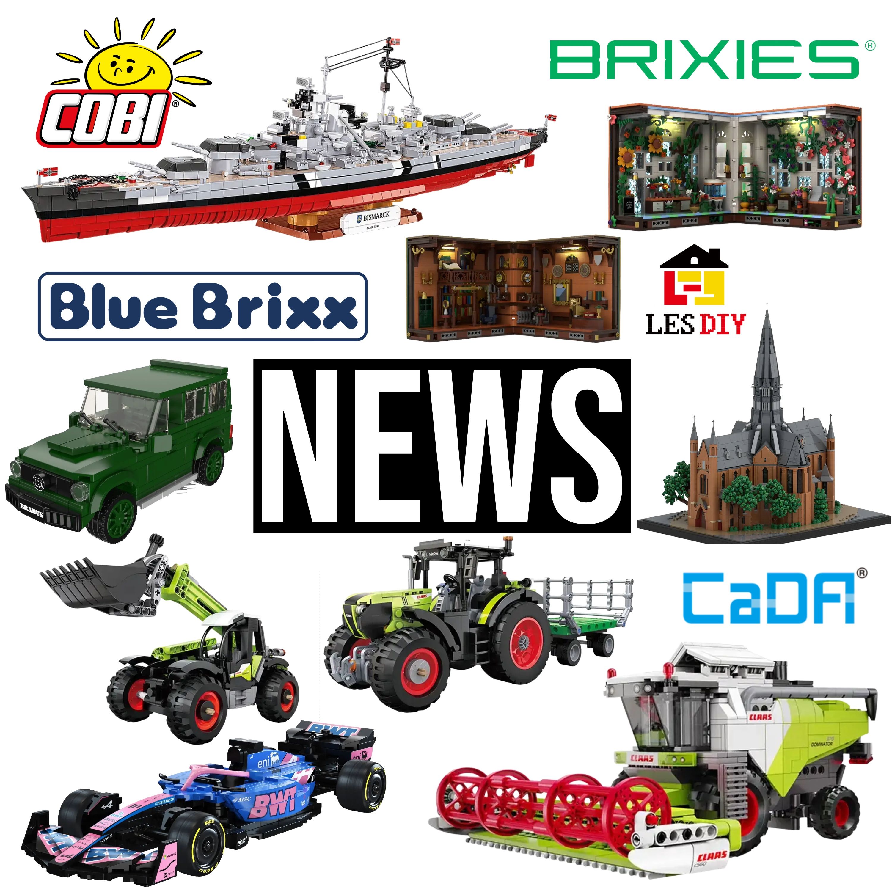 Neue Sets von BlueBrixx, Cobi, CaDA, Lumibricks und mehr | Klemmbaustein NEWS 252