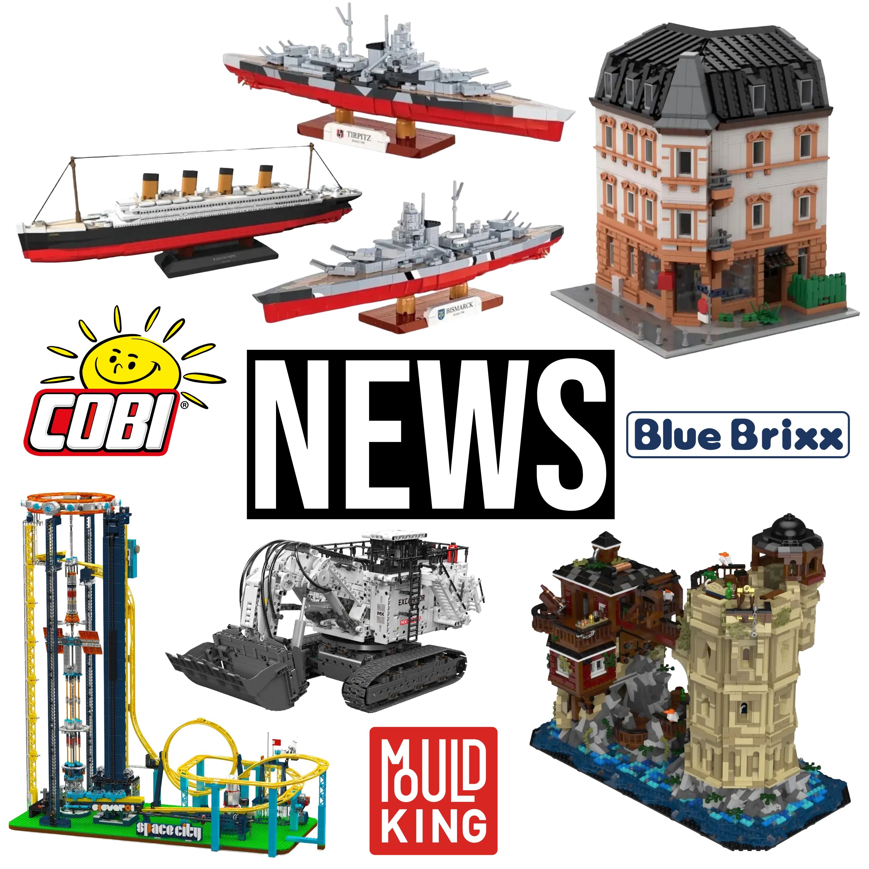 Neue Sets von BlueBrixx, Cobi, Mould King, DK und mehr | Klemmbaustein NEWS 243