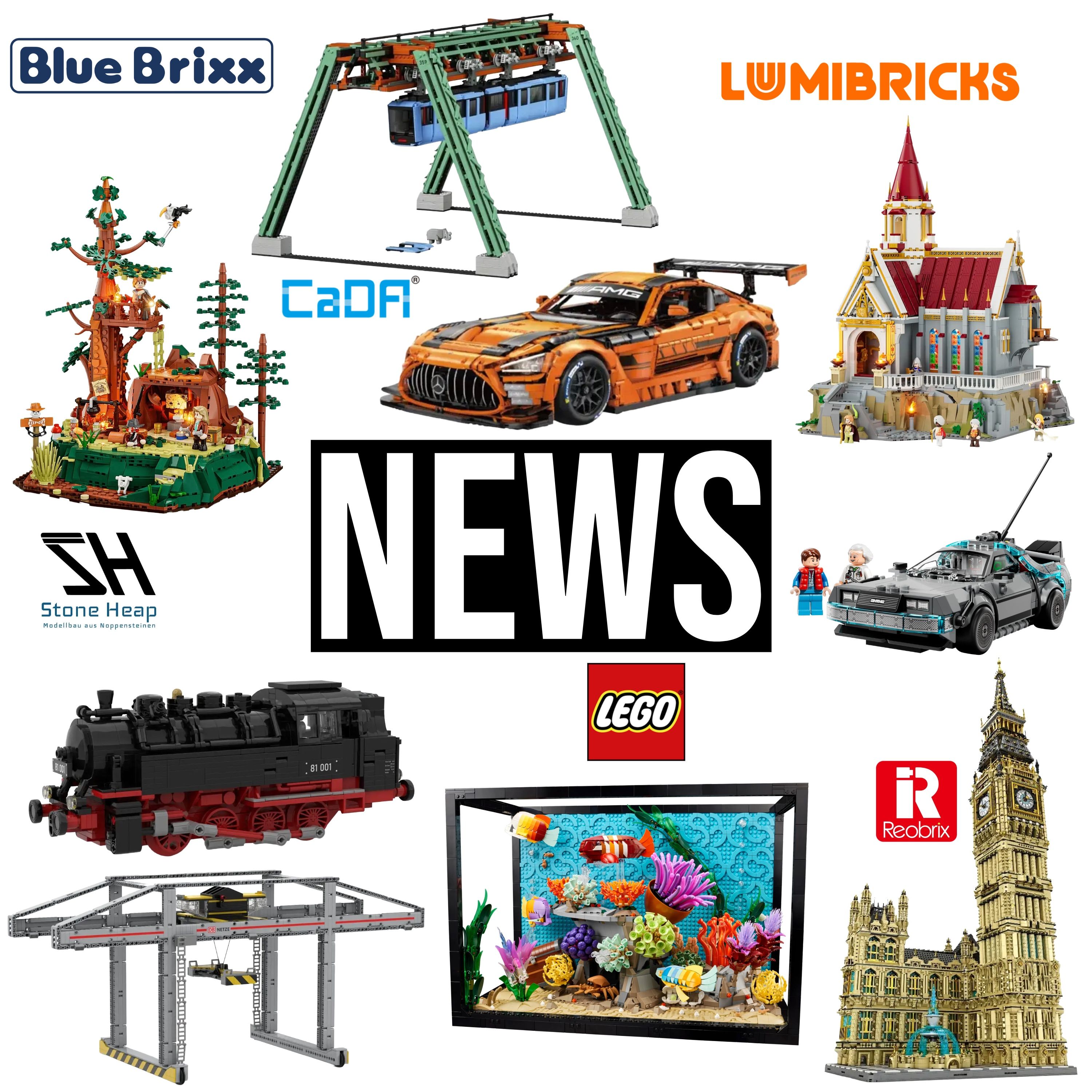 Neue Sets von BlueBrixx, LEGO, CaDA, Lumibricks. MOCs der Woche und mehr | Klemmbaustein NEWS 234