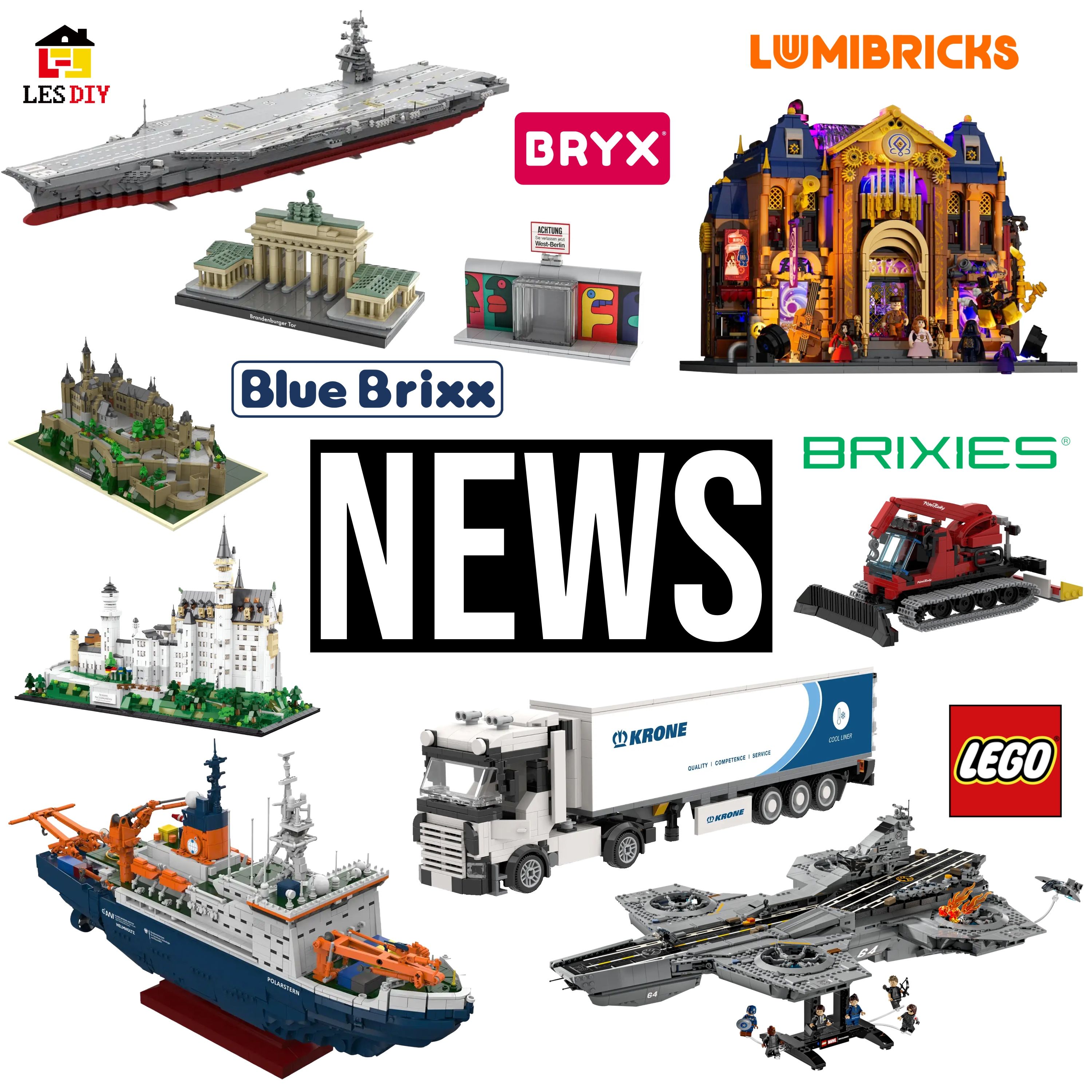 Neue Sets von BlueBrixx, LEGO, Cobi, CaDA und mehr | Klemmbaustein NEWS 256