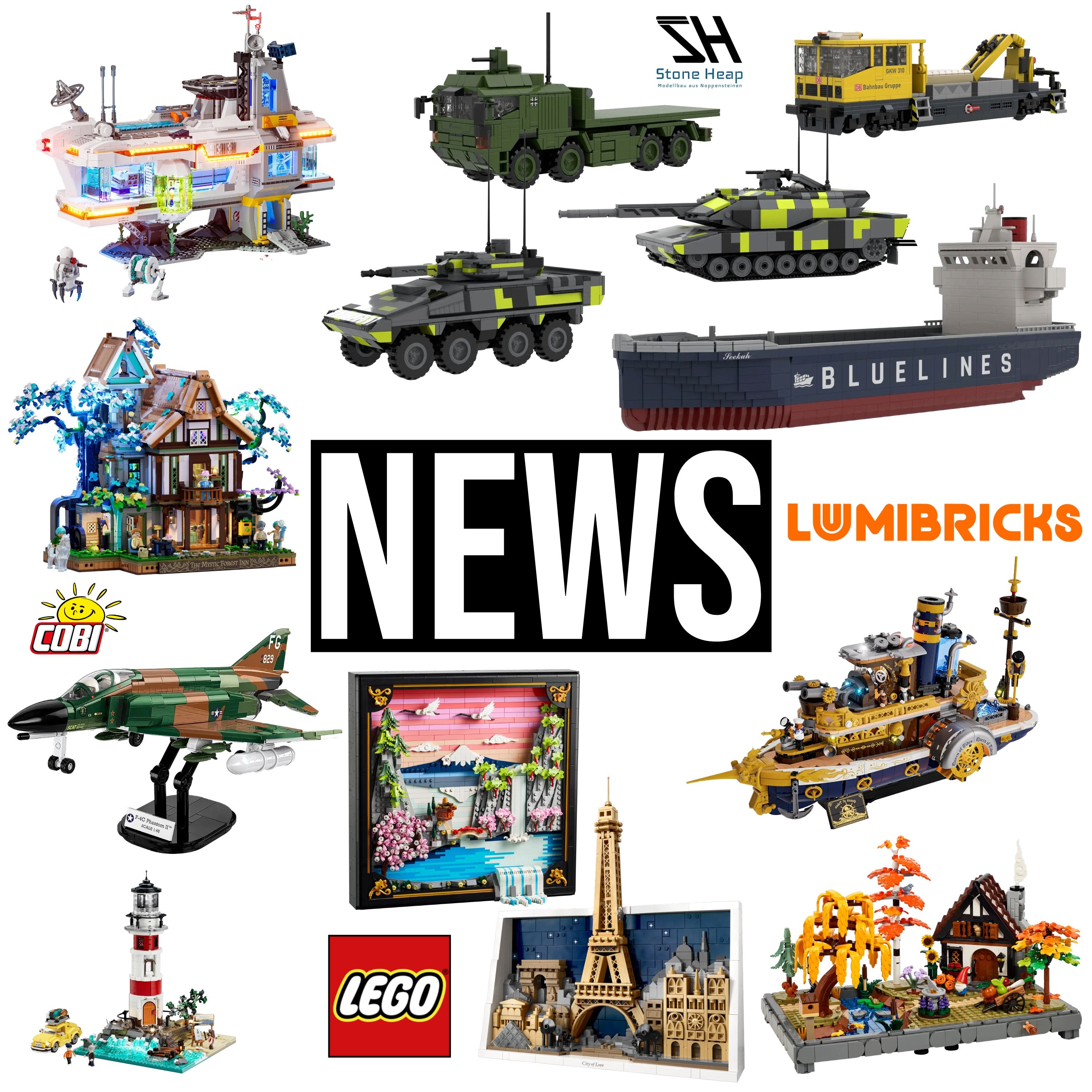 Neue Sets von BlueBrixx, LEGO, Cobi, Lumibricks. MOCs der Woche und mehr | Klemmbaustein NEWS 239
