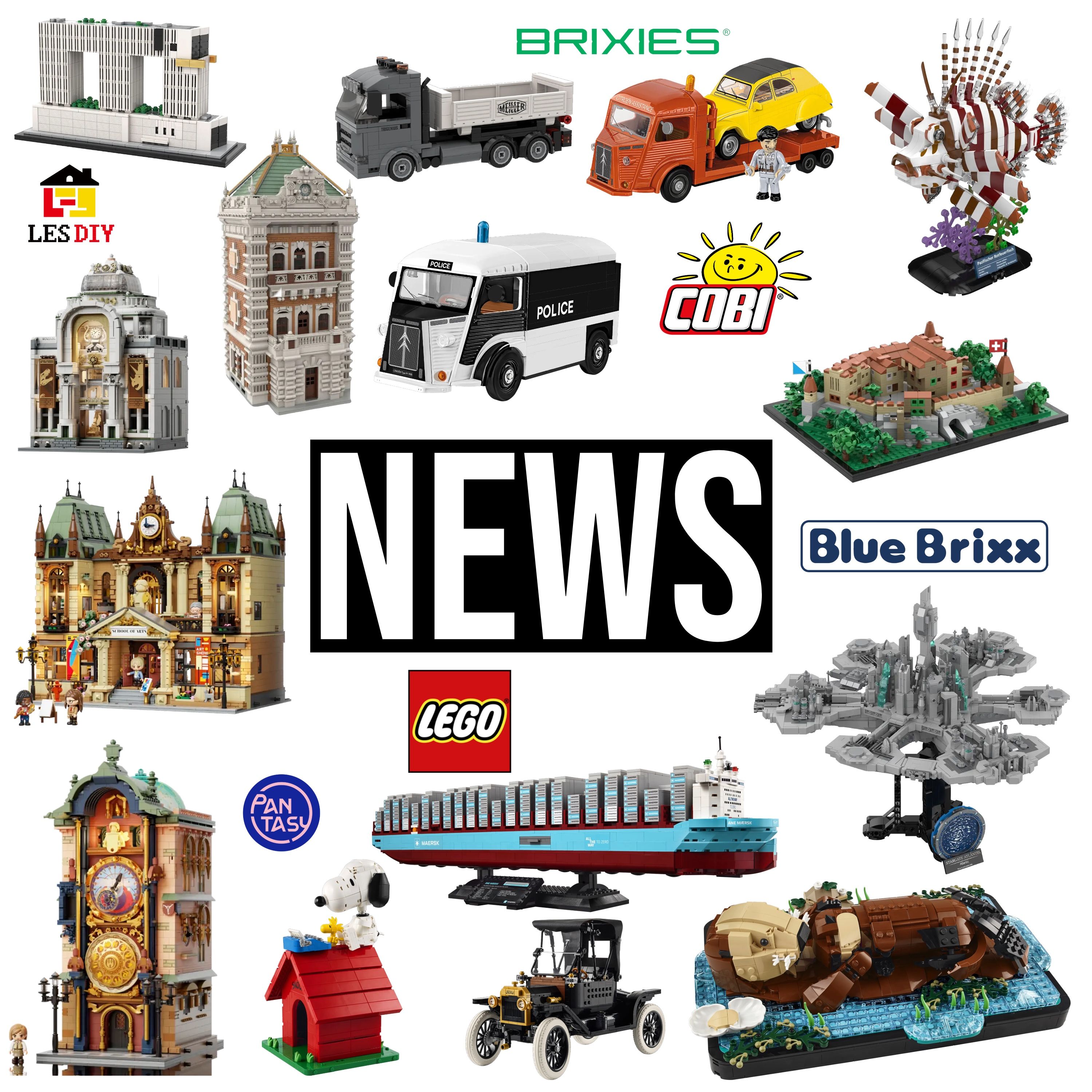 Neue Sets von BlueBrixx, LEGO, Cobi, Pantasy und mehr | Klemmbaustein NEWS 250