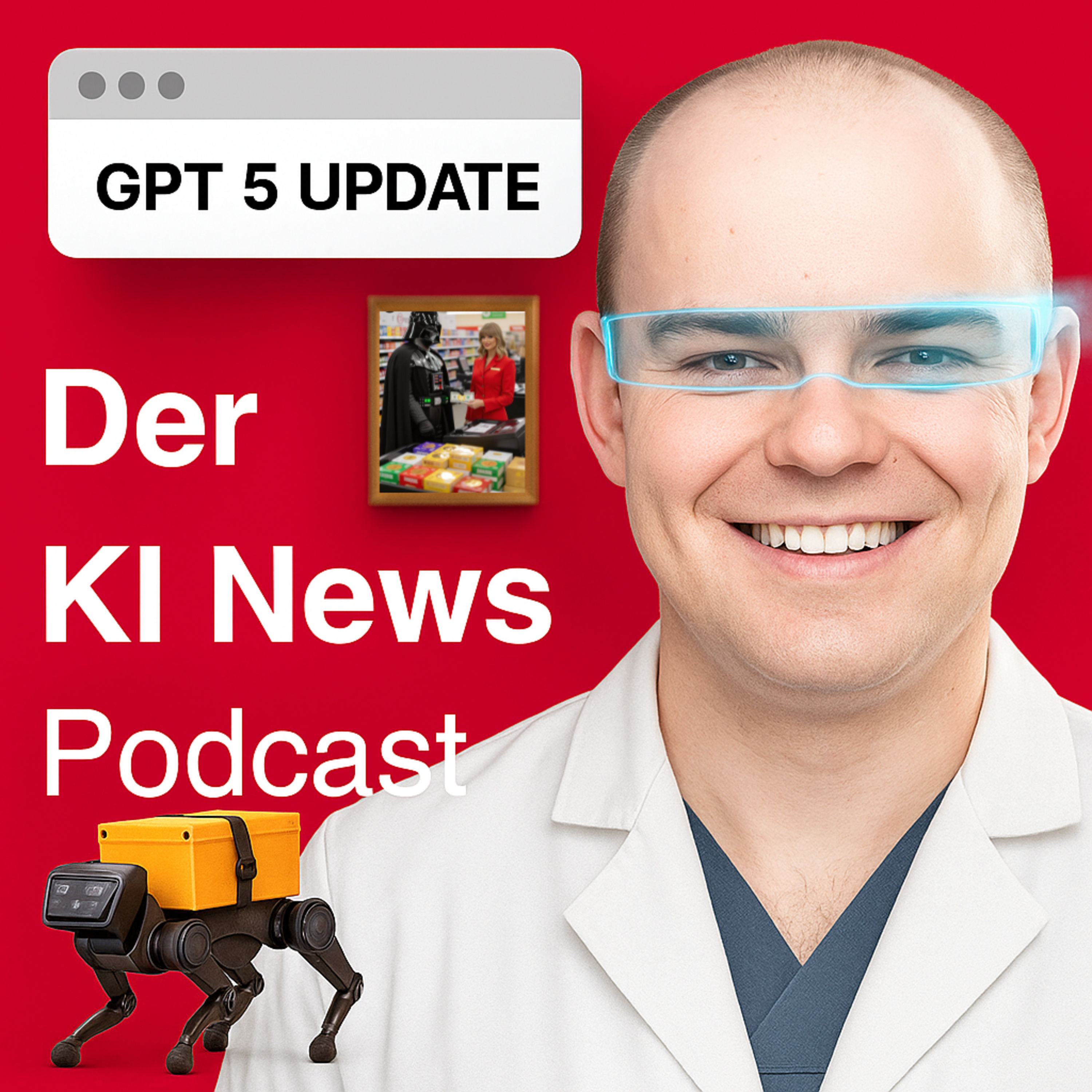 Neues zu GPT-5, Limits, Benutzung, Cursor & Microsoft Integration | GPT-4o ist zurück | Wahnvorstellungen durch ChatGPT | Meta kauft Audio-KI-Startup WaveForms AI | Grok Spicy | Unitree Roboterhund