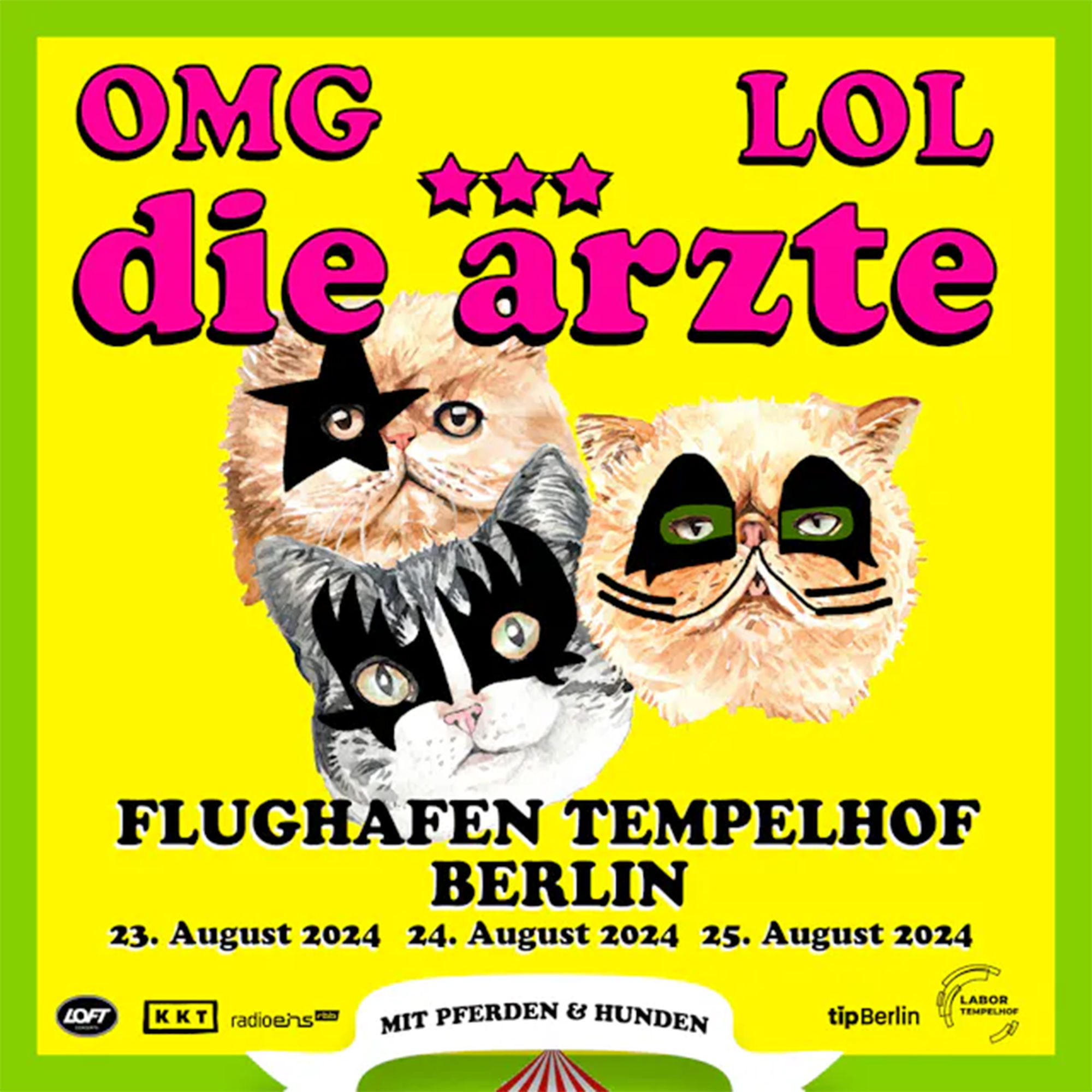 Neulich in Berlin - die ärzte auf dem Tempelhof