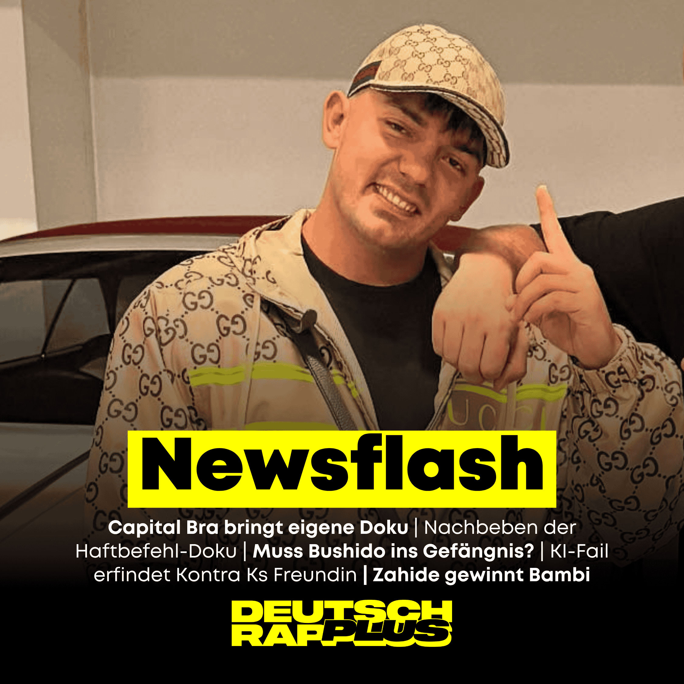 Newsflash 🚨 Capital Bra dreht Doku | Nina Chuba Kritik an Haftbefehl | 3 Jahre Knast für Bushido | Zahide gewinnt Bambi