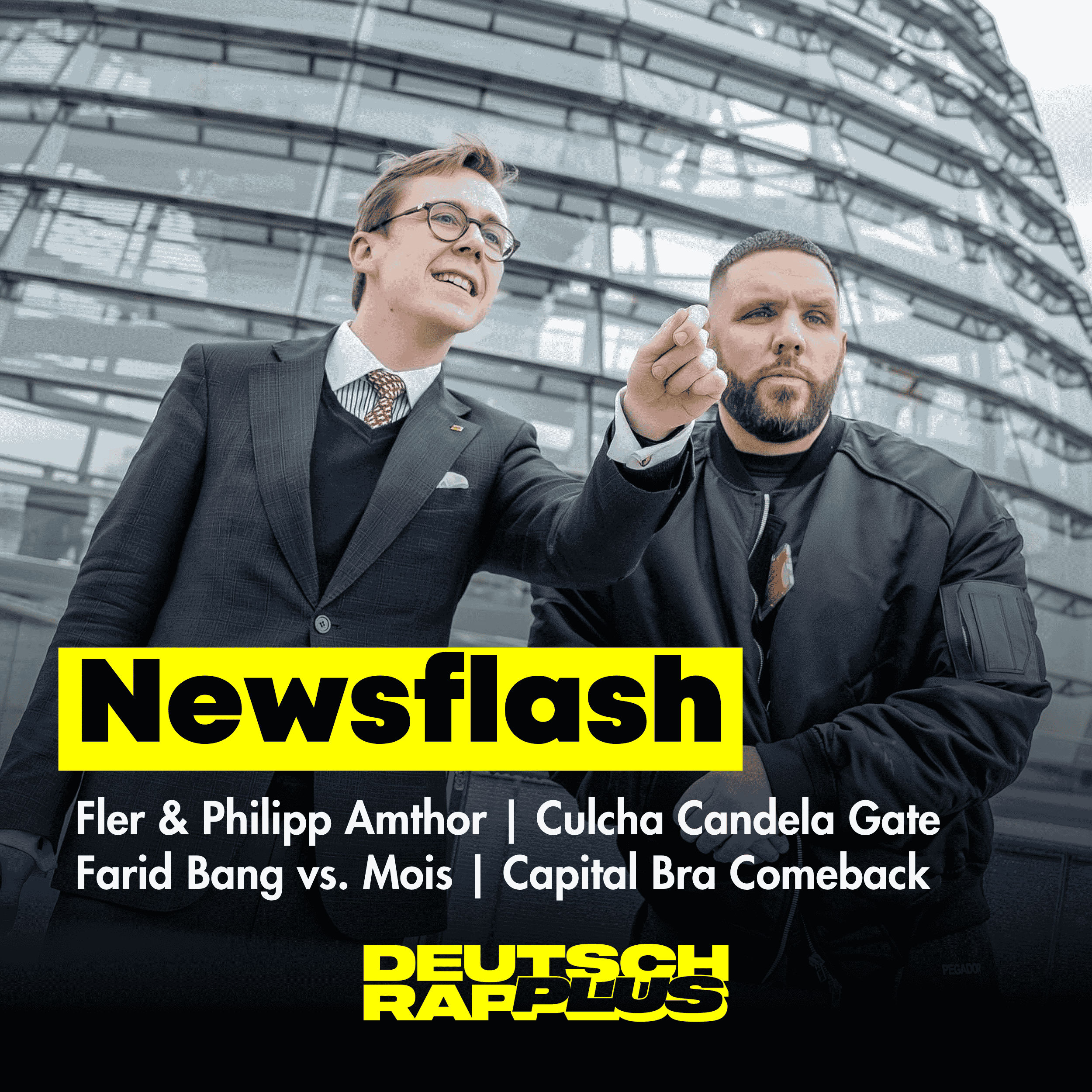 Newsflash 🚨 Fler & Philipp Amthor im Bundestag | Culcha Candela Gate | Farid Bang vs. Mois Beef | Capital Bra Comeback