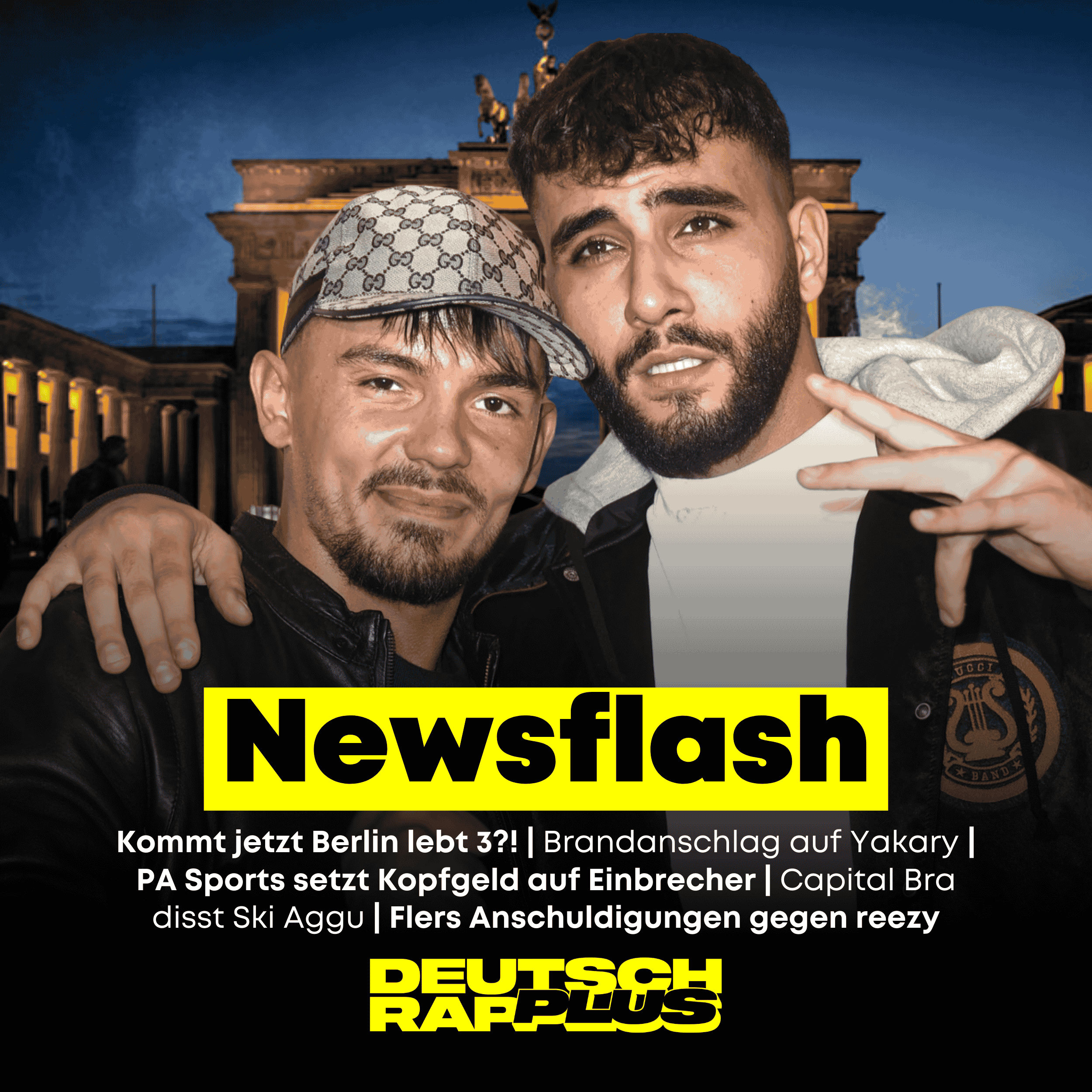 Newsflash 🚨 Samra & Capi Comeback | Brandanschlag Yakary | PA Sports Kopfgeld auf Einbrecher | Fler vs. reezy Round 2
