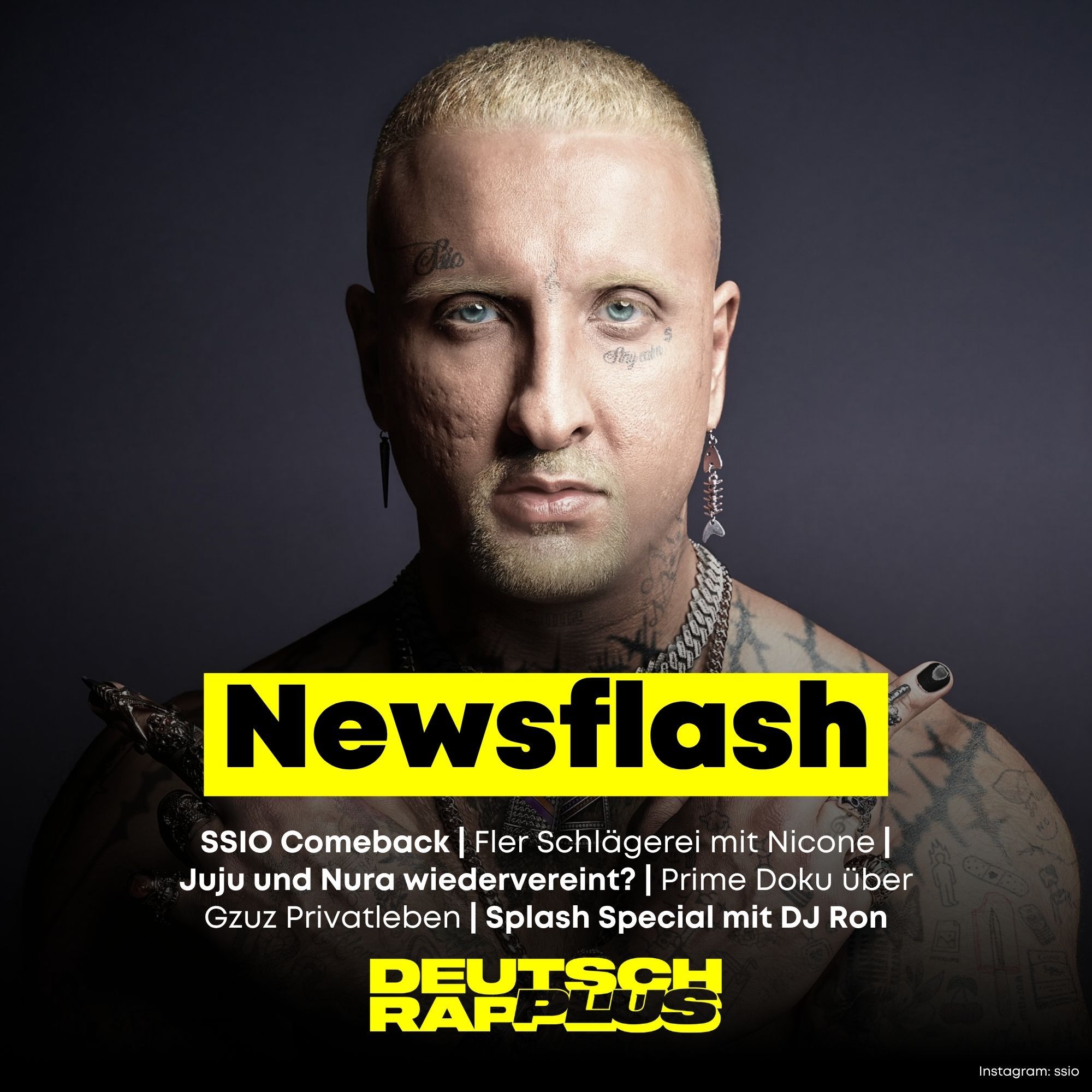 Newsflash 🚨 SSIO Comeback | Fler Schlägerei mit Nicone | Juju und Nura wiedervereint? | Prime Doku über Gzuz