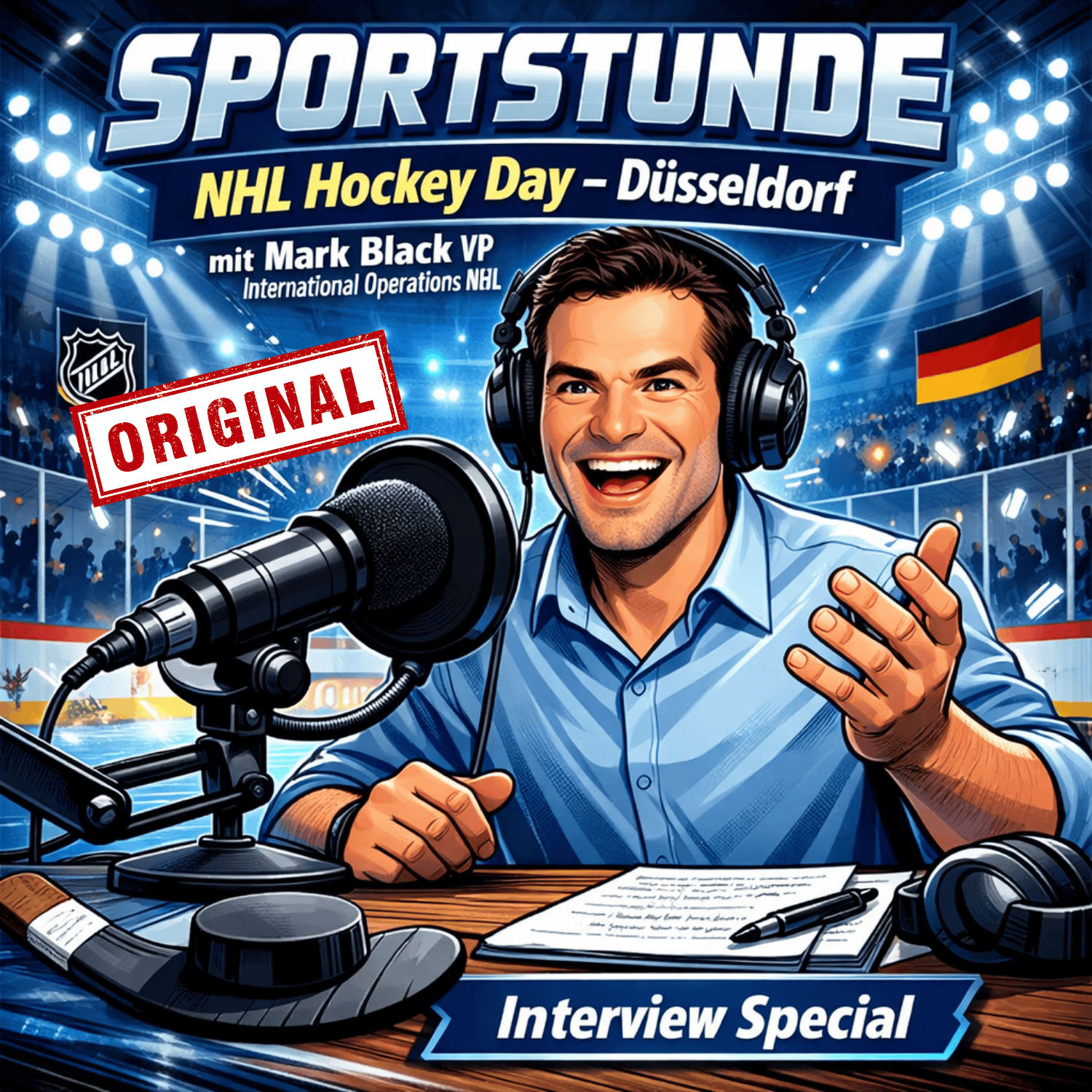 NHL Hockey Day in Düsseldorf – Interview mit Mark Black (Englisch)