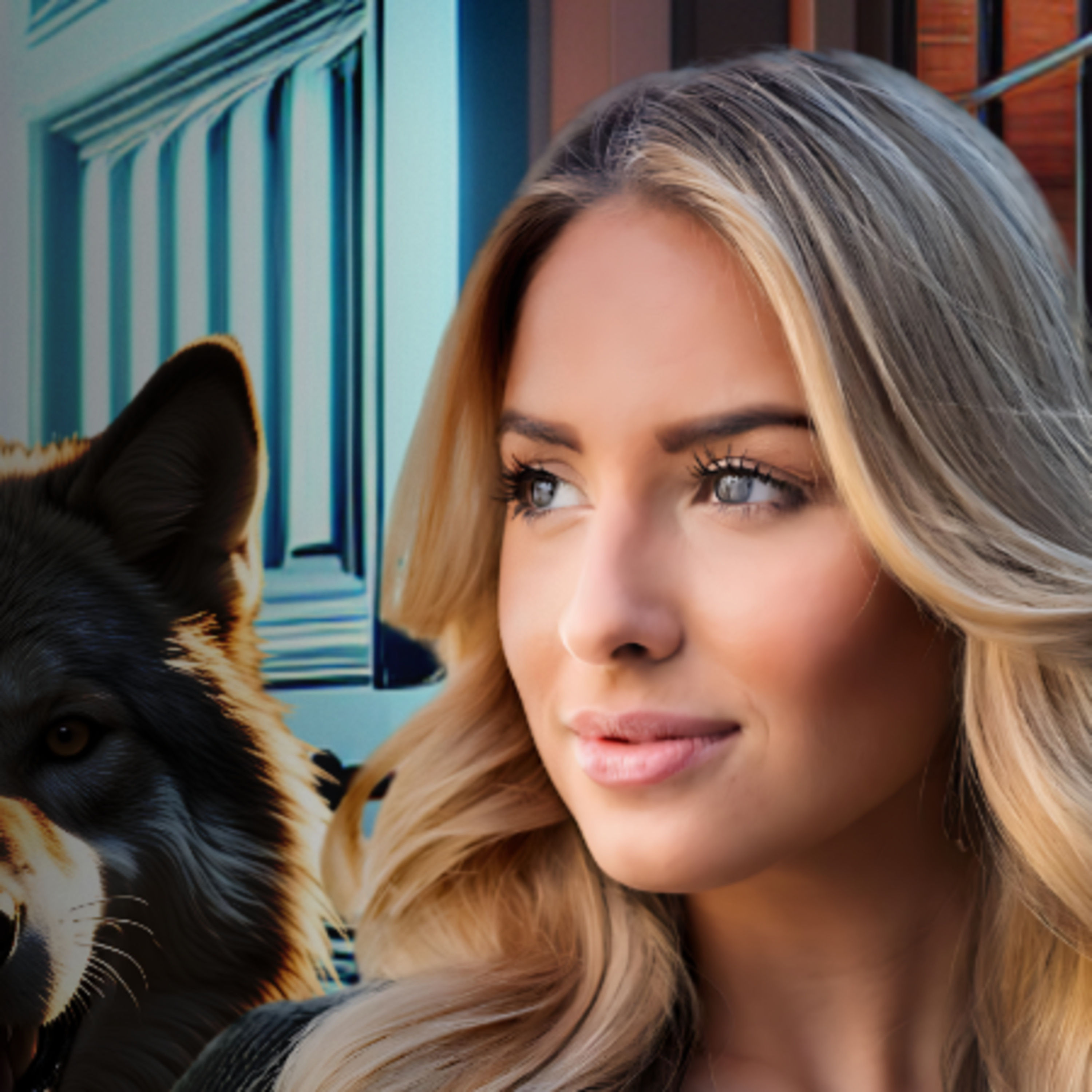 Nicole und der Wolf