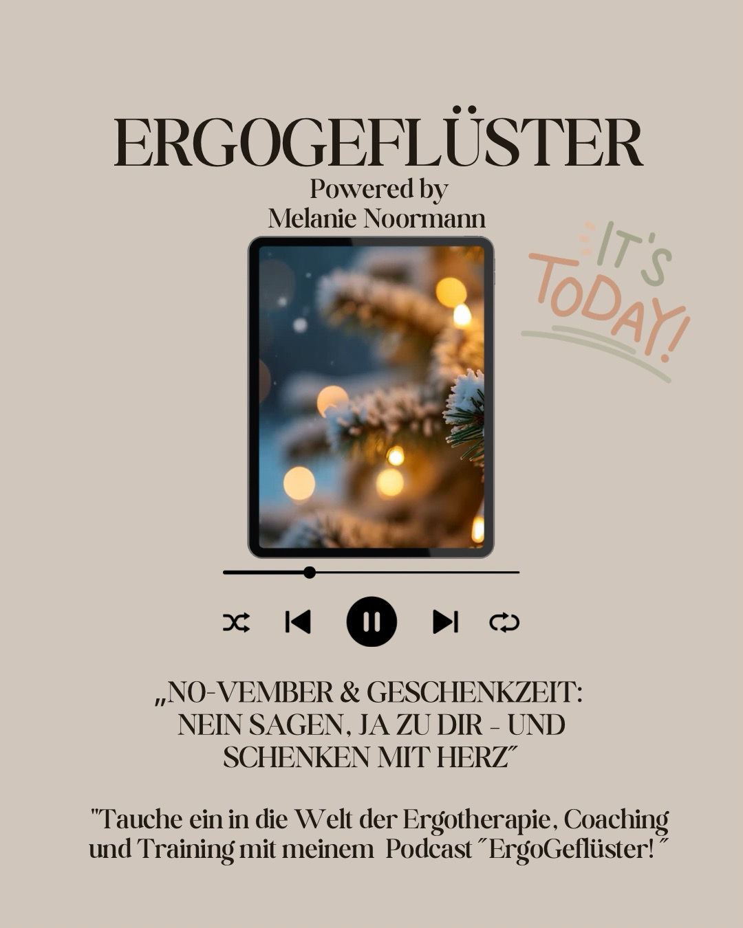 „No-vember & Geschenkzeit: Nein sagen, Ja zu dir – und Schenken mit Herz“