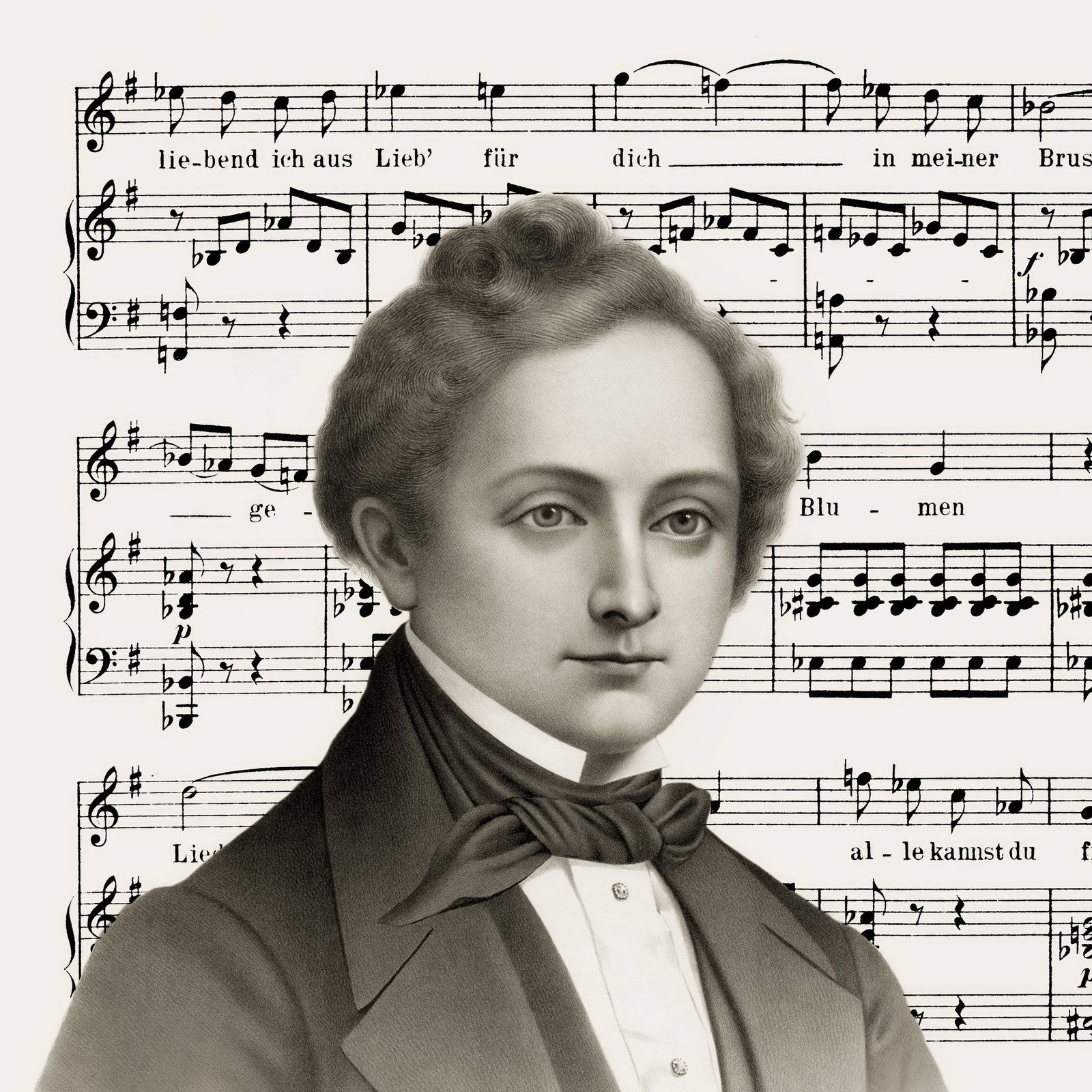 Notenschlüssel - Lortzing: Zar und Zimmermann