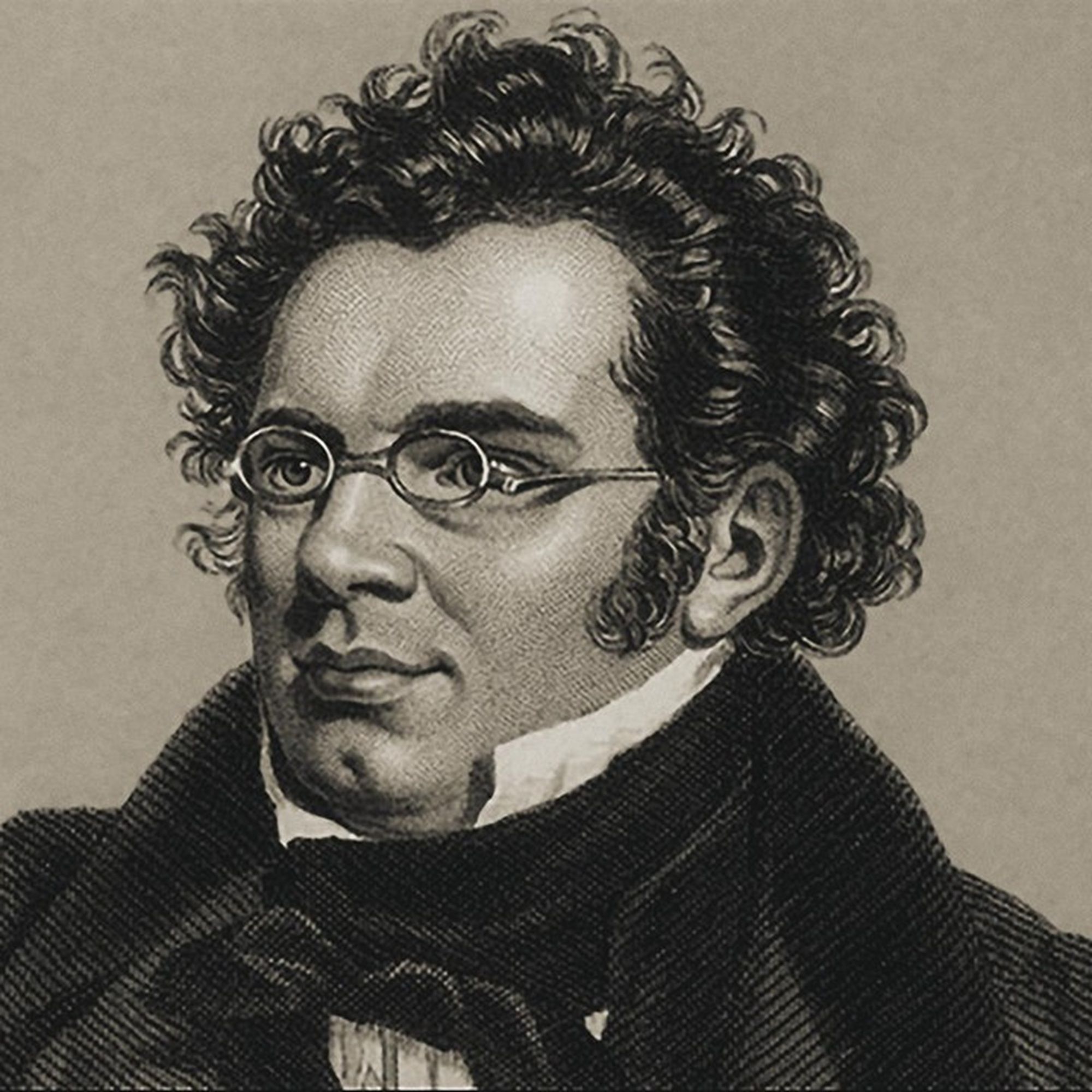 Notenschlüssel - Schubert: Die Unvollendete