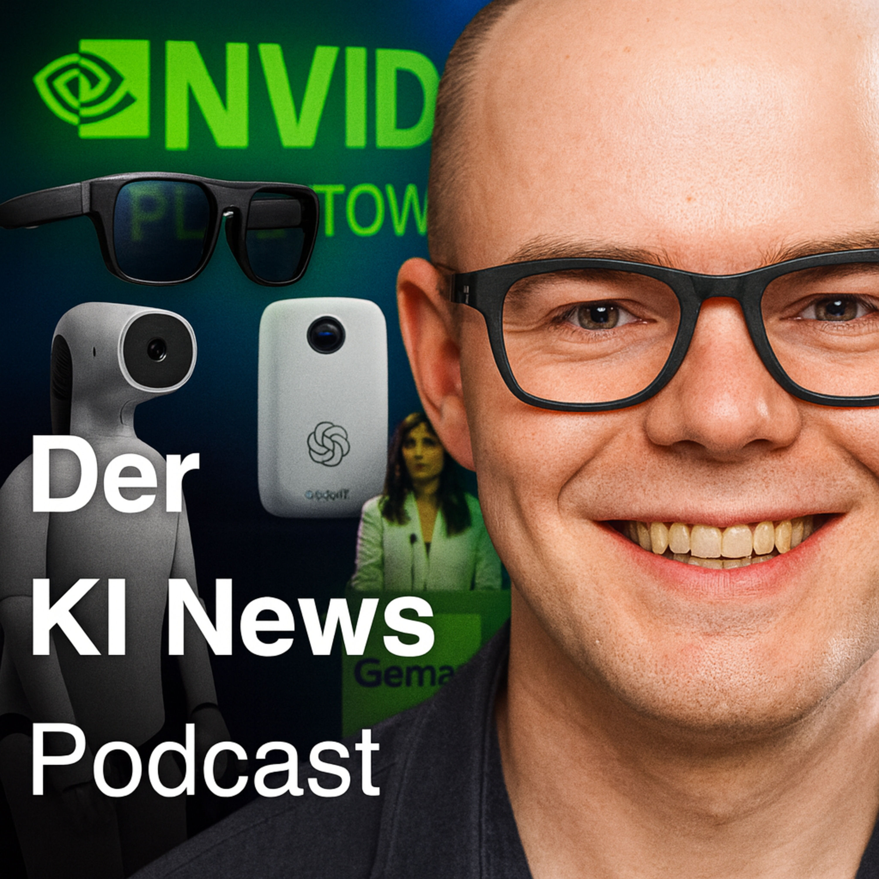 Nvidia investiert 100 Mrd in OpenAI 💵 | KI-Geräte & Apple-Designer | Gemini in Chrome | Amazon AR-Brille | Grok bekommt Colossus 2 | Notion 3.0 mit KI-Agenten | Albaniens KI-Ministerin im Parlament