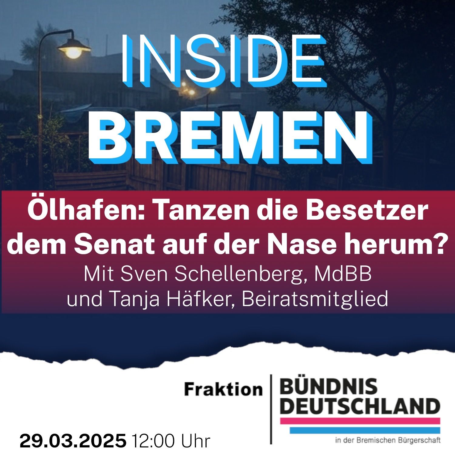 Ölhafen: Tanzen die Besetzer dem Senat auf der Nase herum?