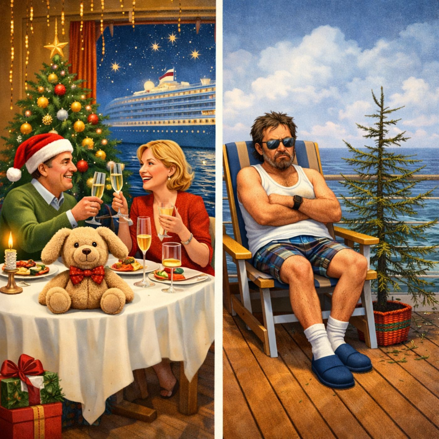 *OH DU FRÖHLICHE: GÄSTE ZWISCHEN FEIERLAUNE & FLUCHTREFLEX*