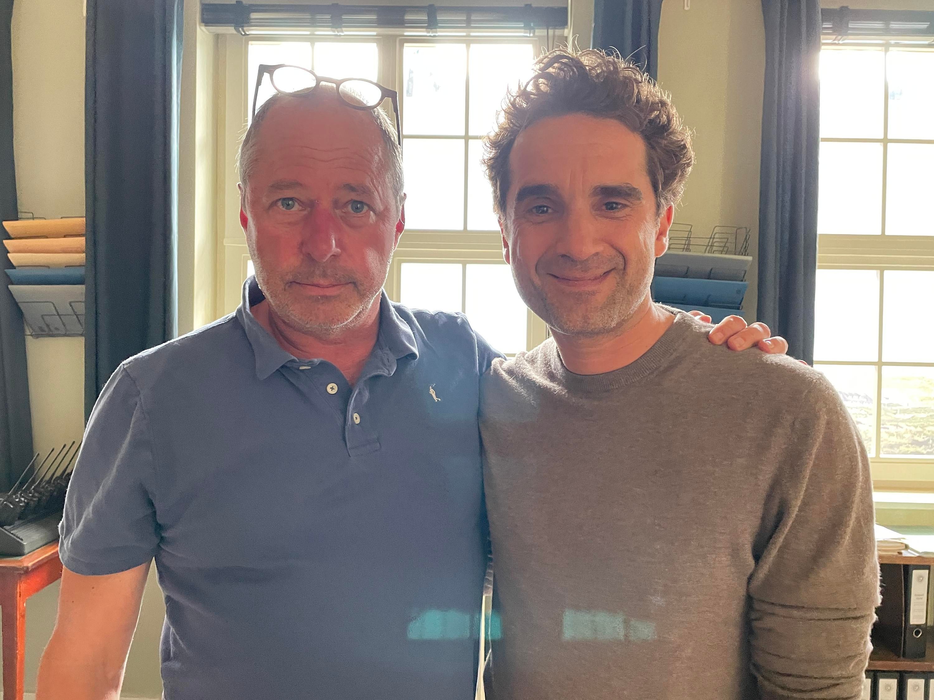 Oliver Wnuk zu Gast bei "Setgeflüster" .