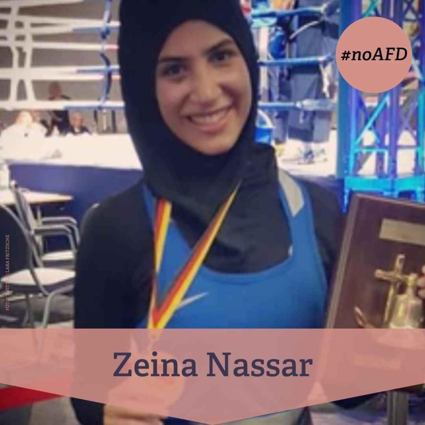 Olympische Spiele Re-Listen #54 Zeina Nassar - Boxerin mit langem Dress und Kopftuch