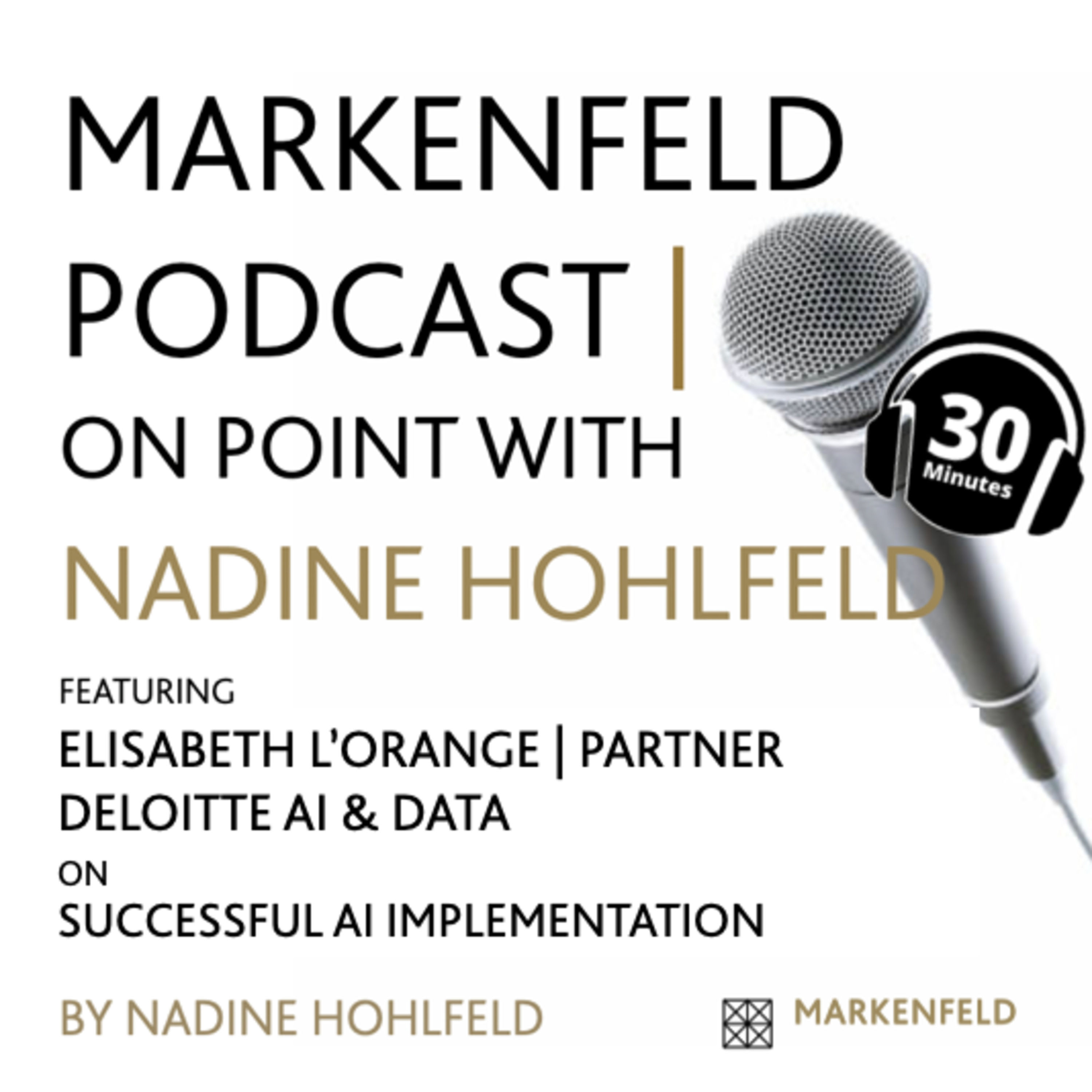 🔥 76 | ON POINT with ELISABETH L'ORANGE (PARTNER AI & DATA DELOITTE)