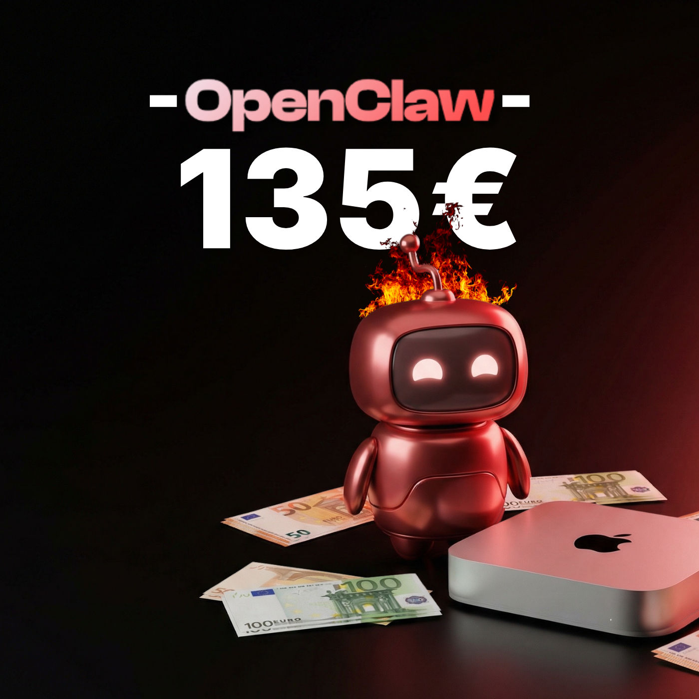OpenClaw (MoltBot) Installation u Kosten-Management. +130€ in 3 Tagen verbrannt.