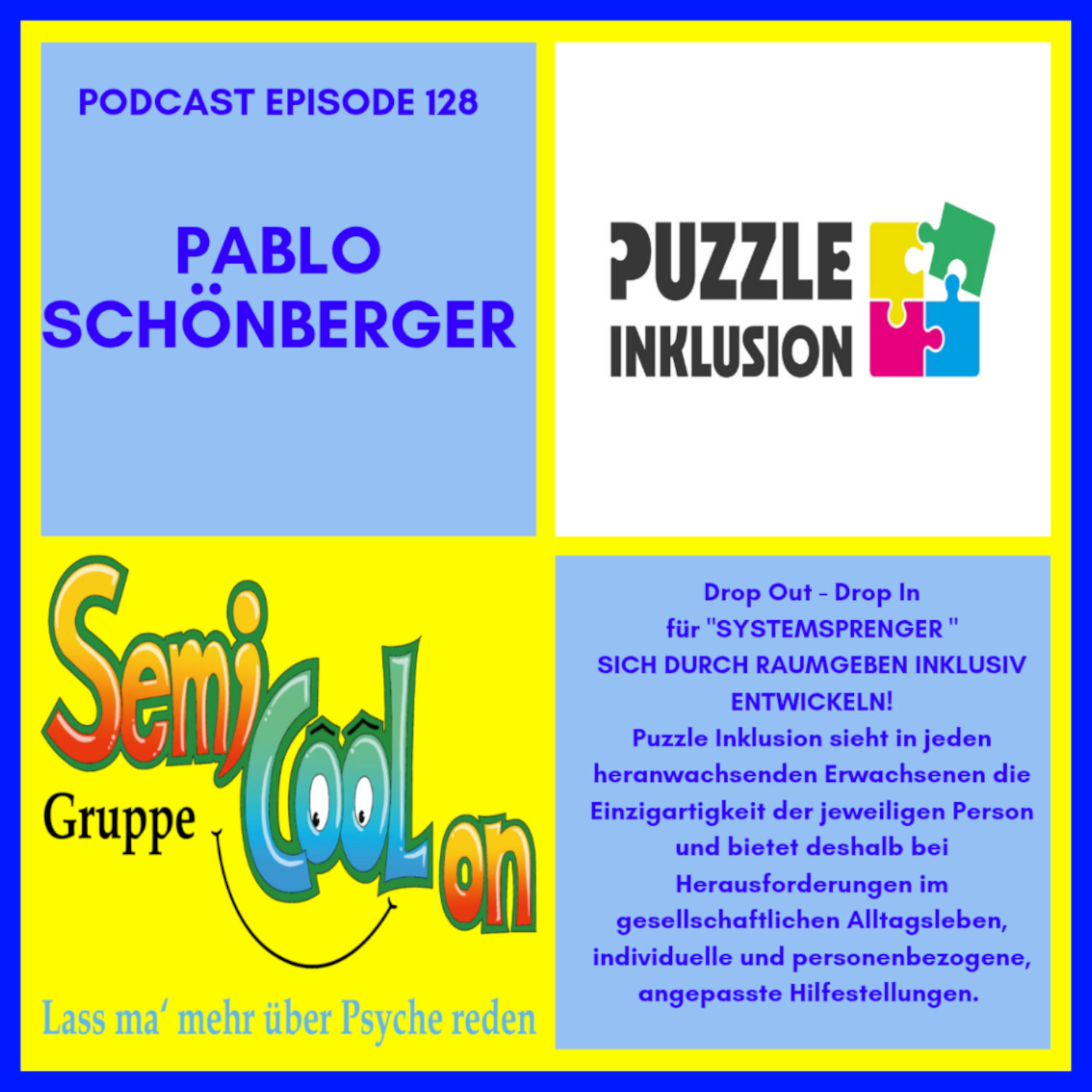 Pablo Schönberger - PUZZLE INKLUSION (SYSTEMSPRENGENDE)