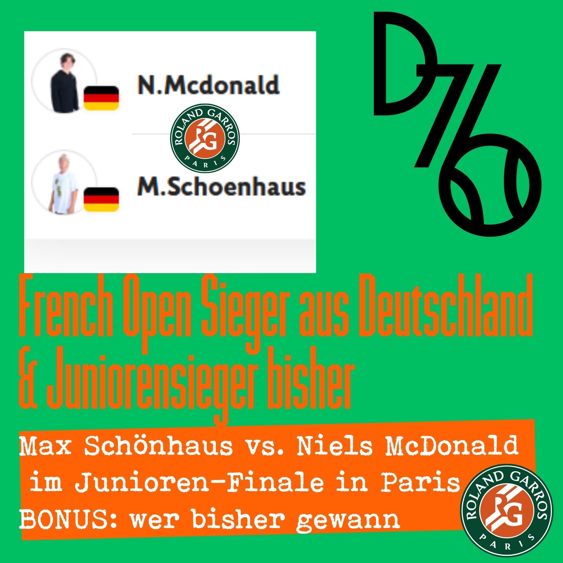 "Paris gehört uns – Das rein deutsche Junioren-Finale bei den French Open 2025"