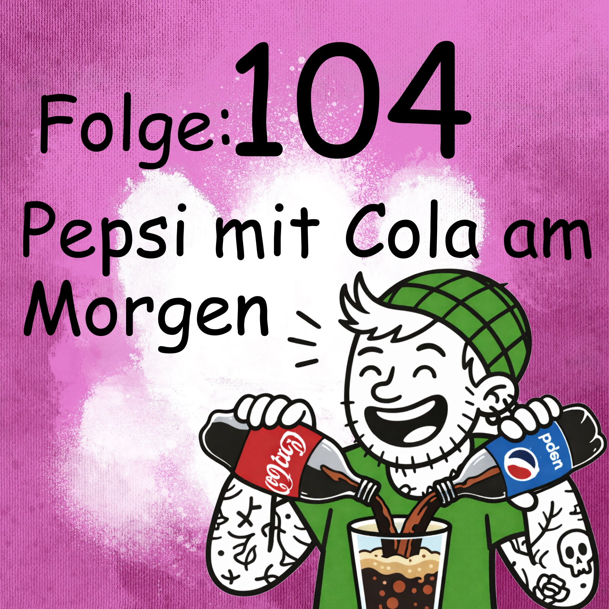 Pepsi mit Cola am Morgen