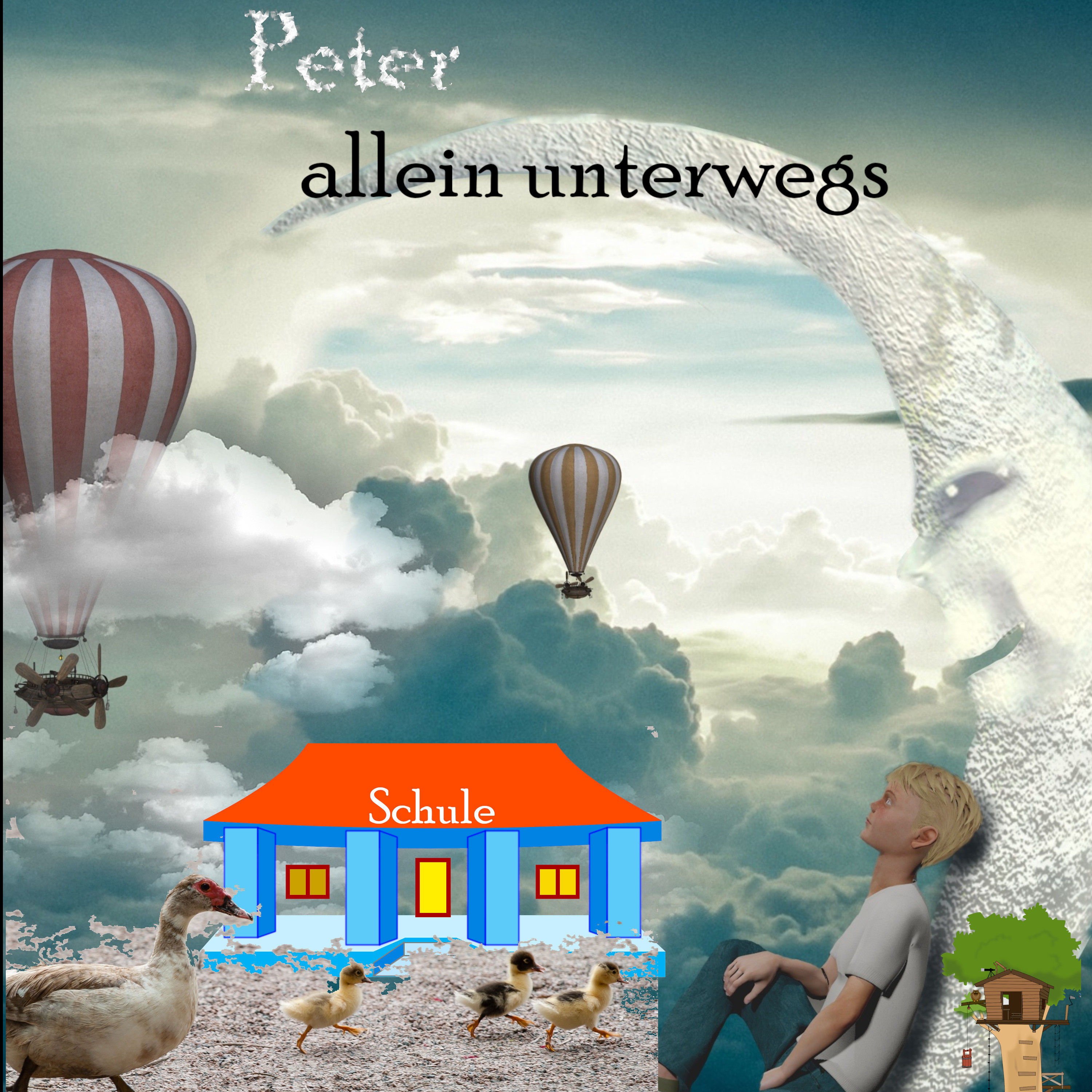 Peter allein unterwegs