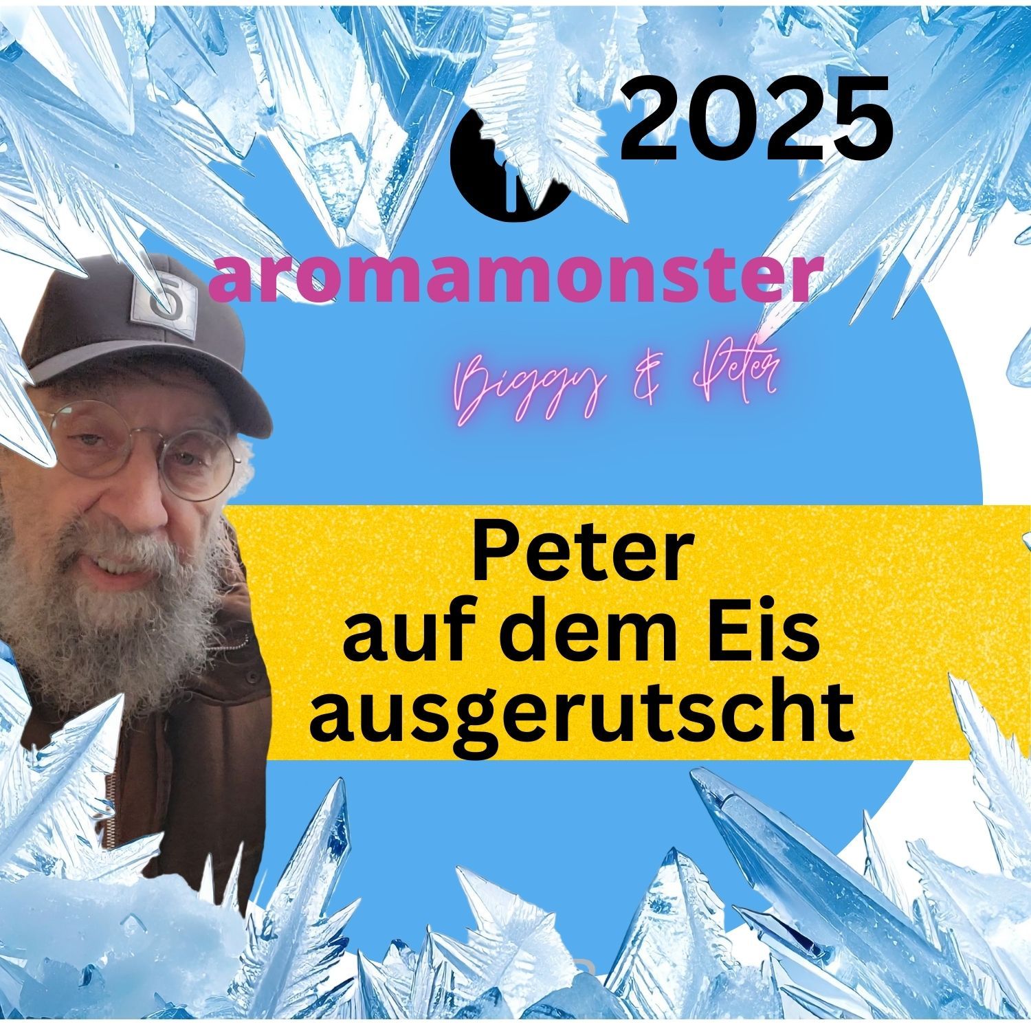 Peter ist auf dem Eis ausgerutscht