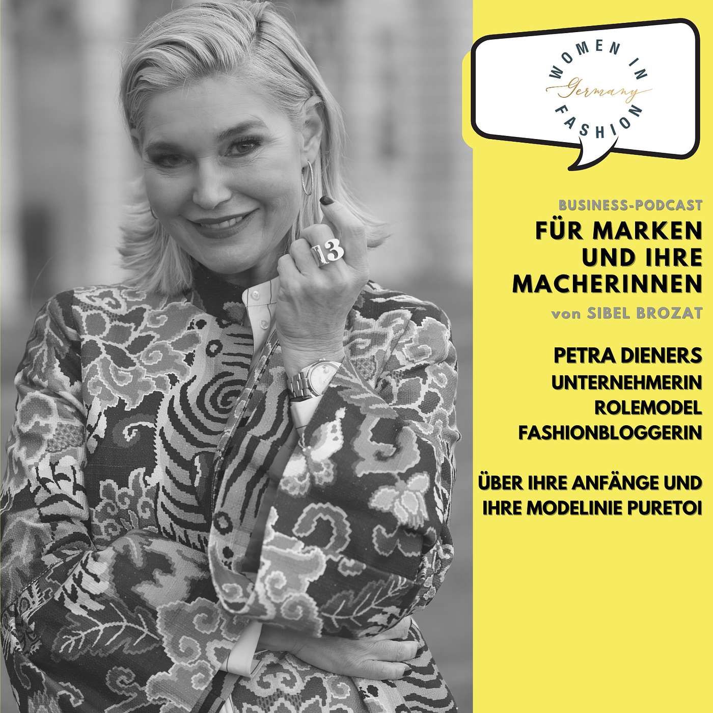 Petra Dieners, Unternehmerin, Rolemodel und Fashionbloggerin - über ihre Anfänge und über ihre Modelinie PURETOI
