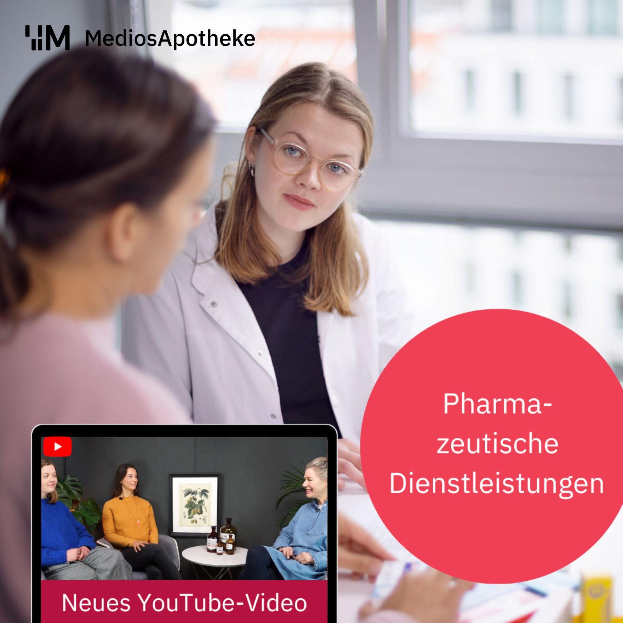 Pharmazeutische Dienstleistungen für dich – kostenfrei vor Ort in der MediosApotheke