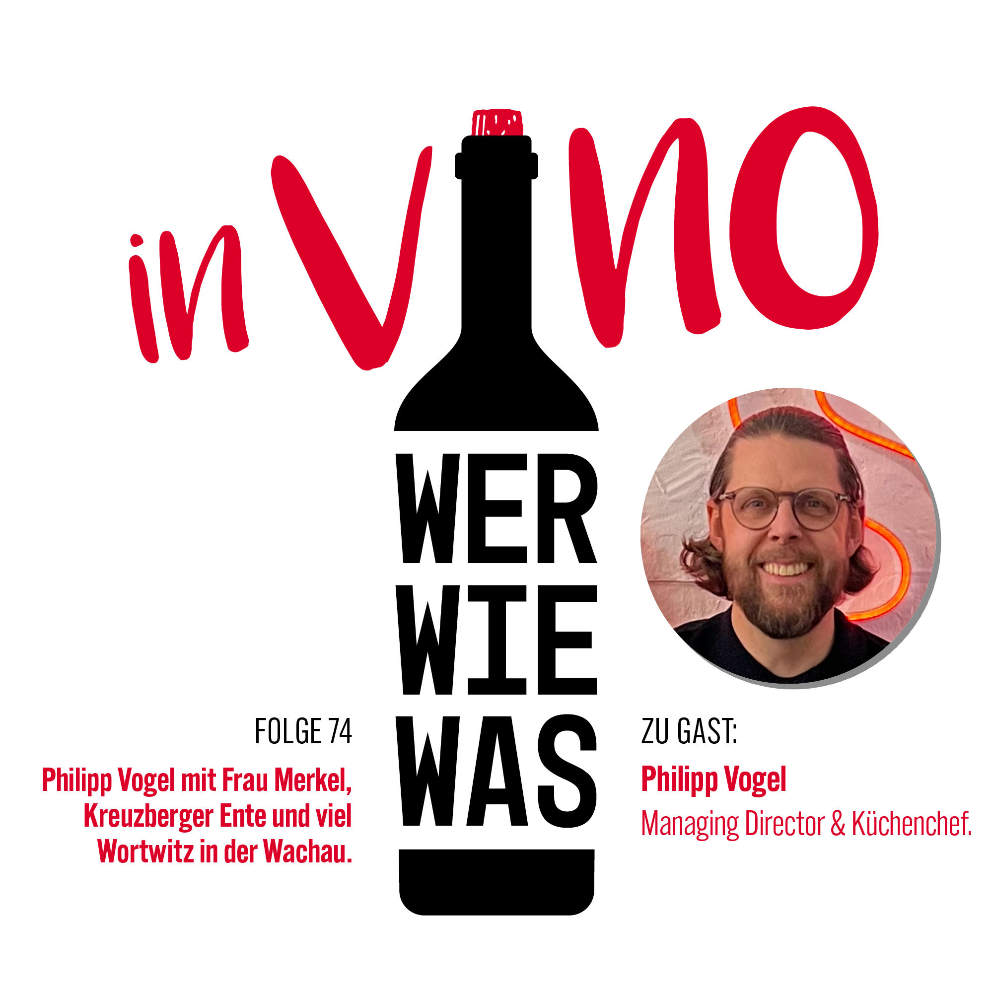Philipp Vogel mit Frau Merkel, Kreuzberger Ente und viel Wachau