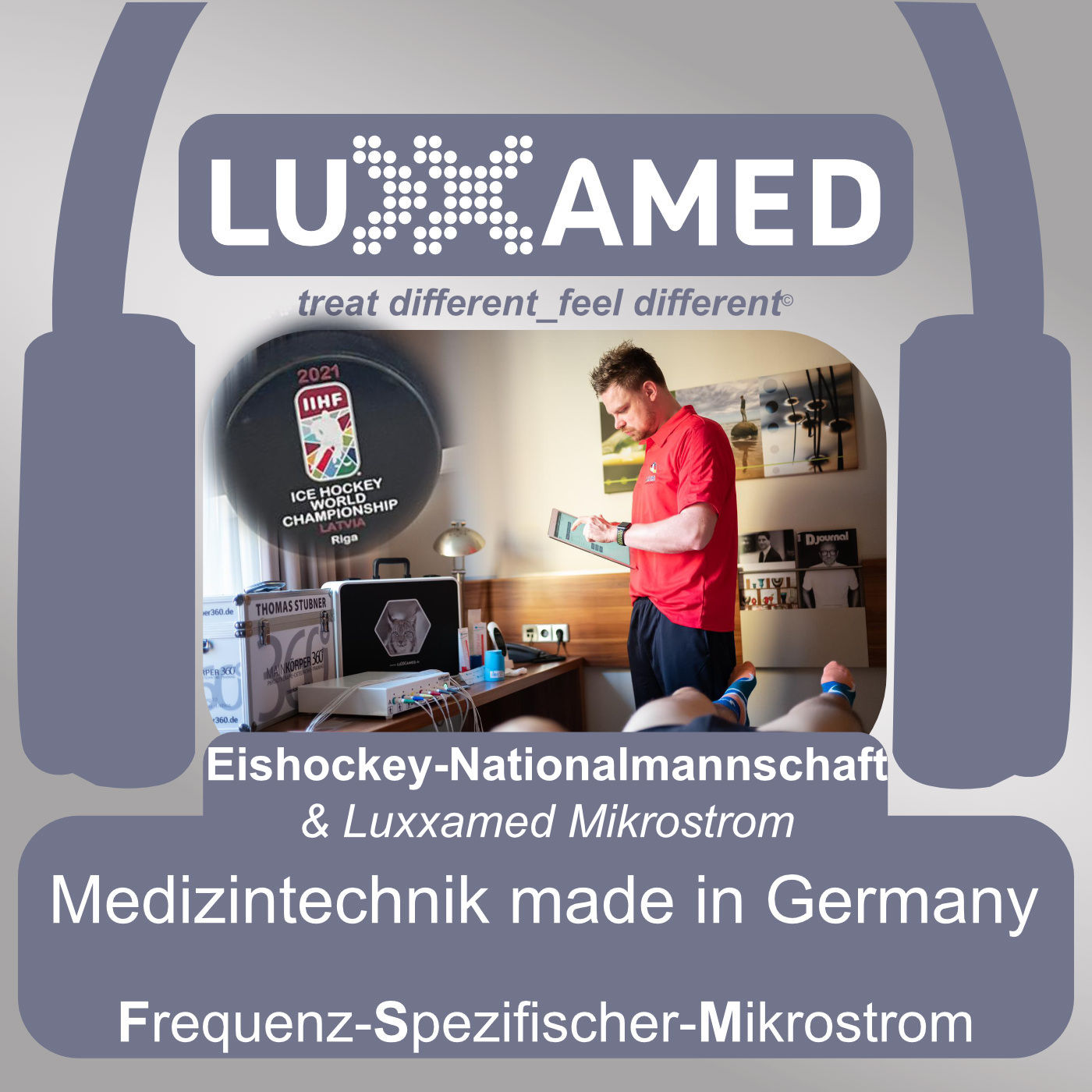 Physiotherapeut Thomas Stubner – Eishockey-Weltmeisterschaft – Luxxamed Mikrostrom