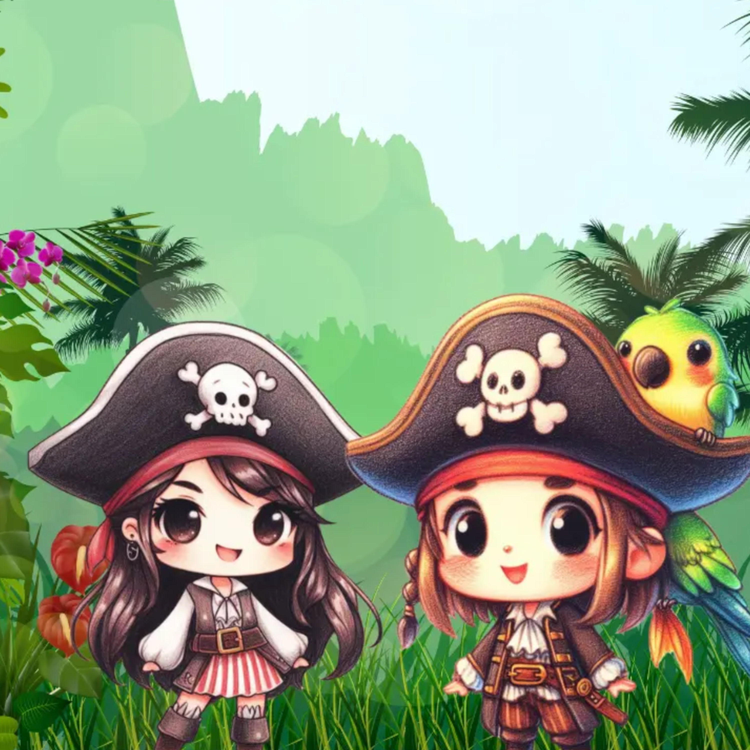 Piratenabenteuer auf der Herbstinsel | „Gute Nacht“-Geschichte für Kinder