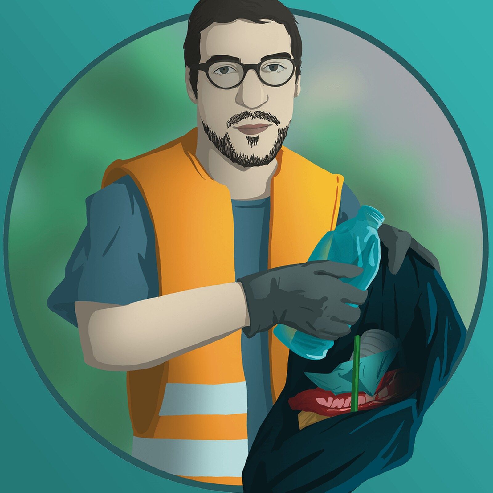 Plastikmüll raus aus meinem Viertel