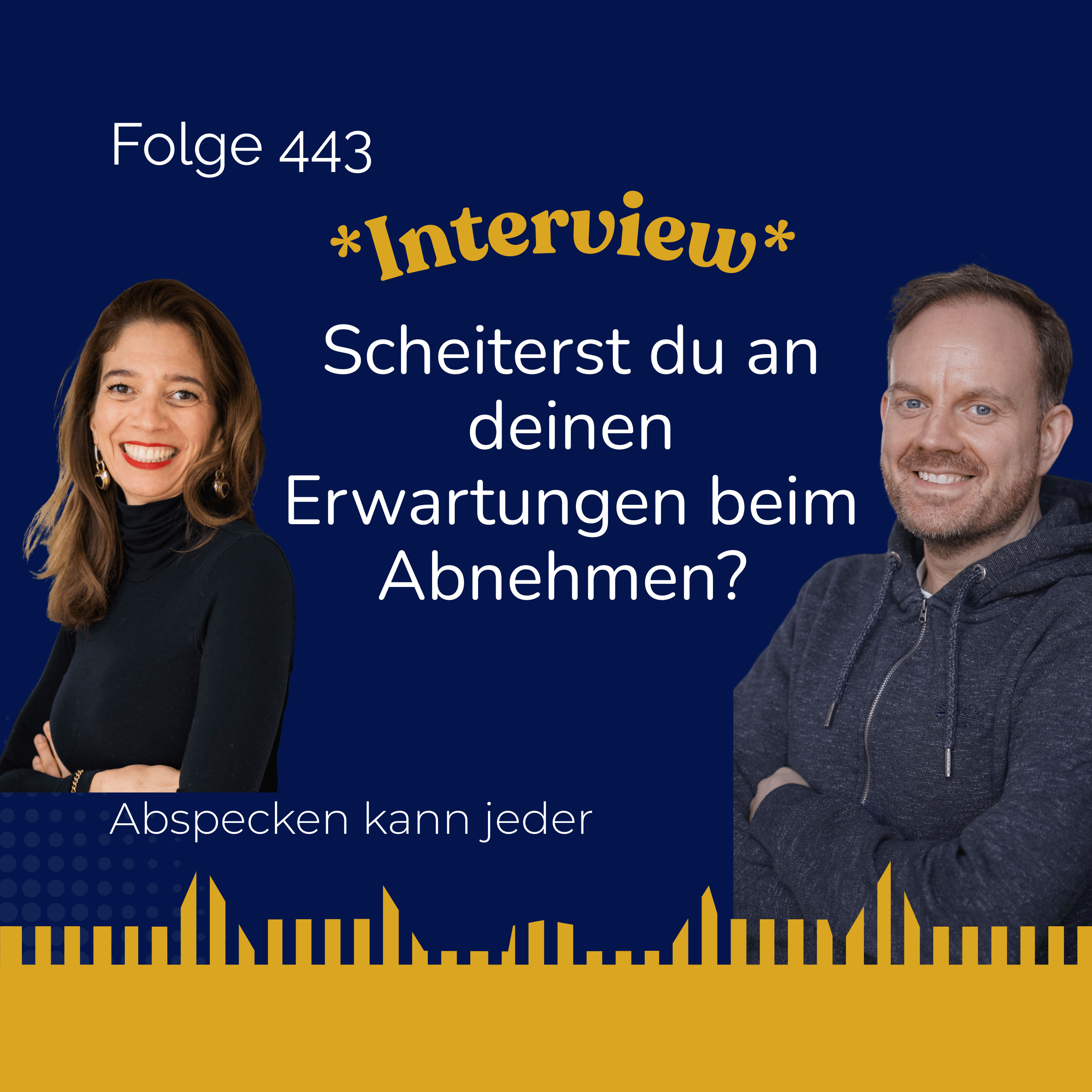 Podcast 443 - Scheiterst du an deinen Erwartungen beim Abnehmen? (Interview mit Bianca-Maria Klein)